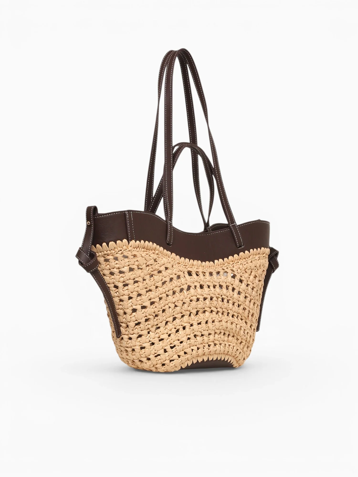 Florence Tote Bag Brown Beige - Image 2