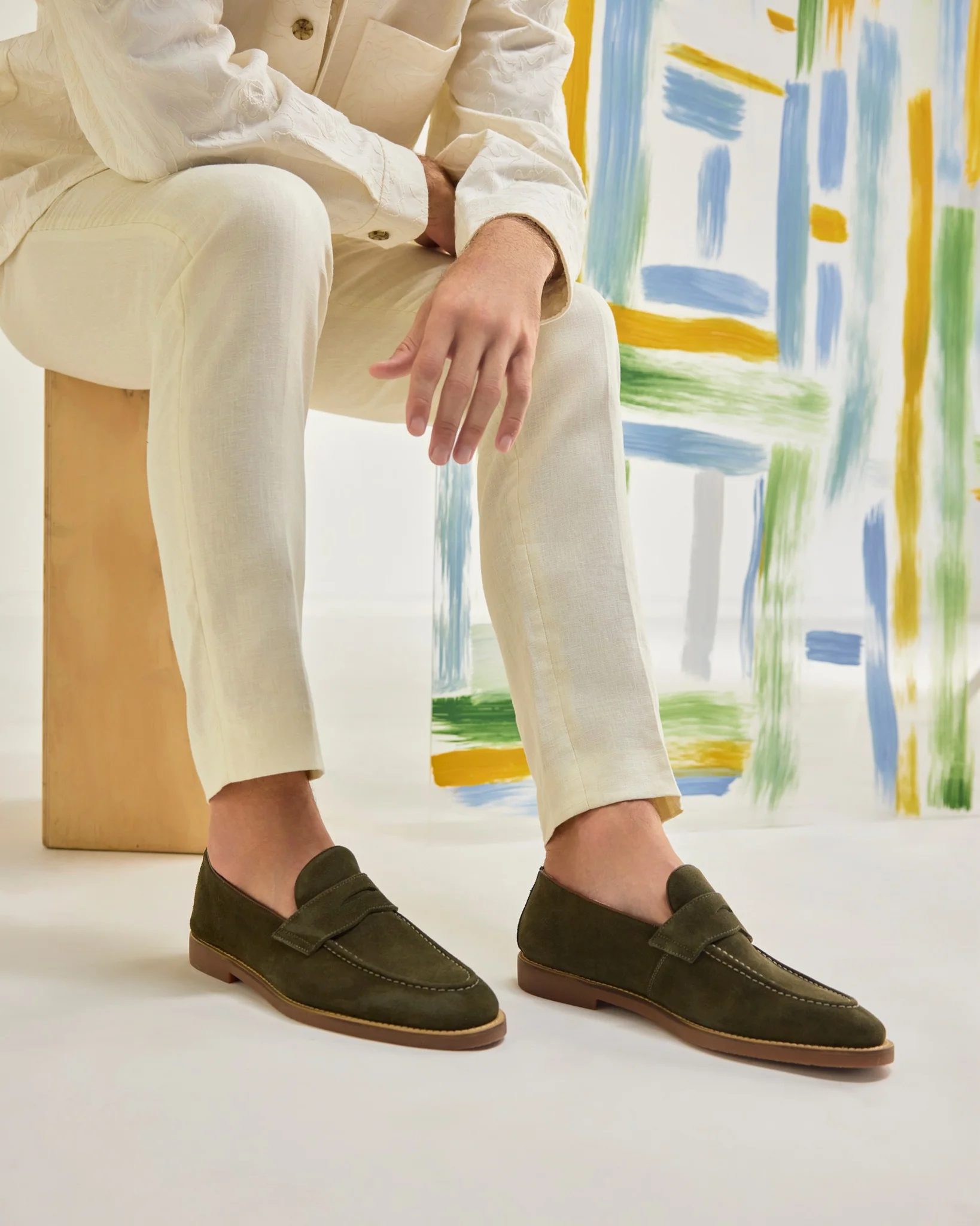 Frank Azeitona Green Suede - Image 3