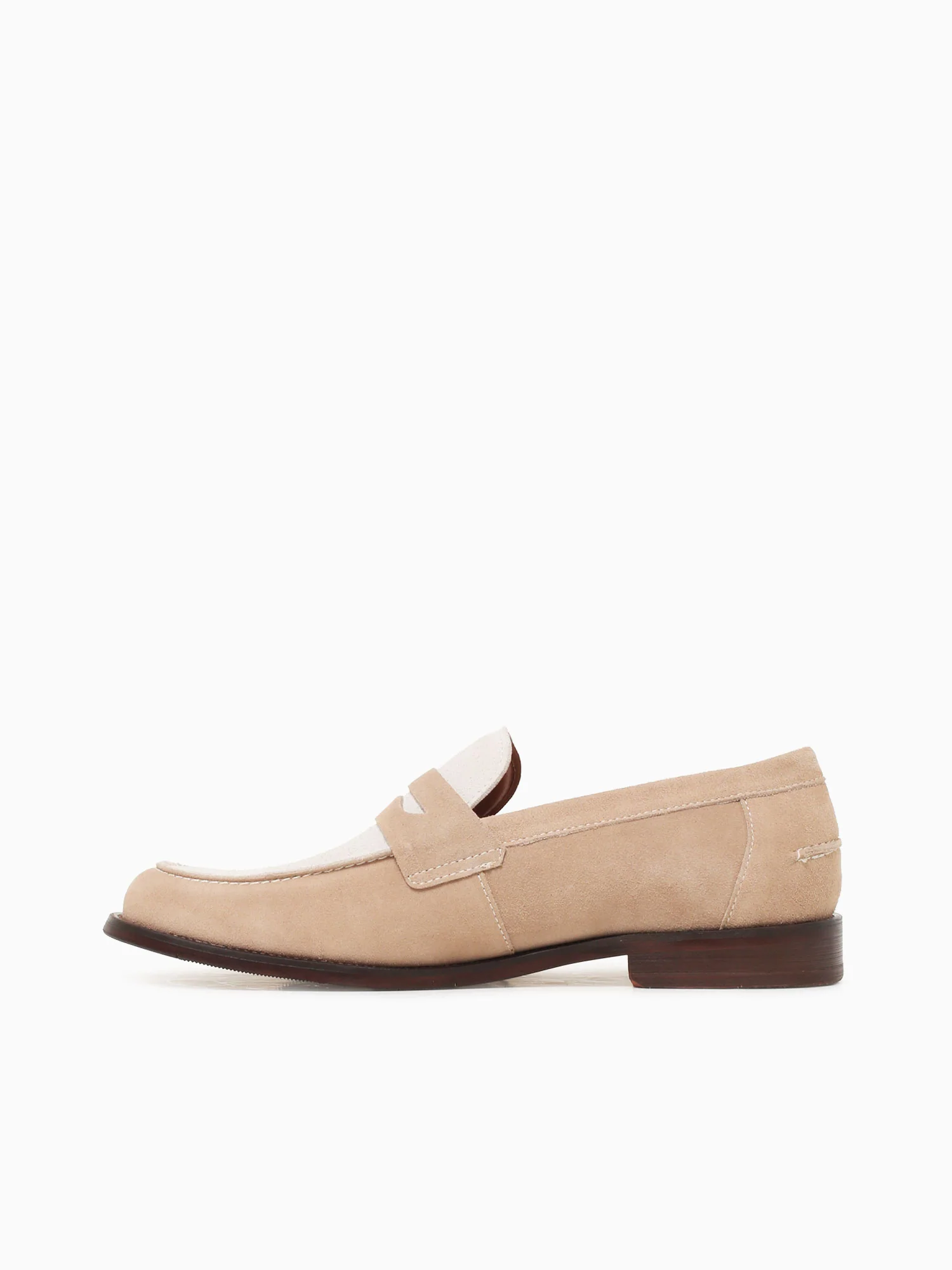 Gaio Beige White suede - Image 3