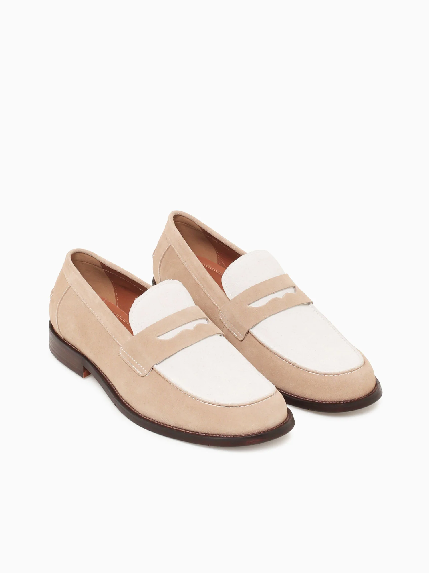 Gaio Beige White suede - Image 5