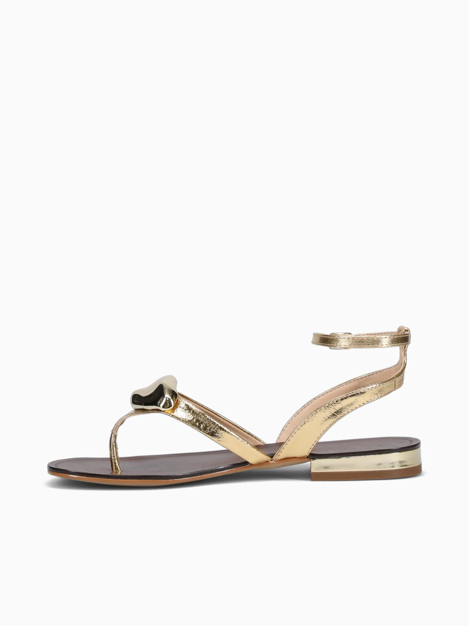 Gwenda Gold Metal Bala Leather - Image 3