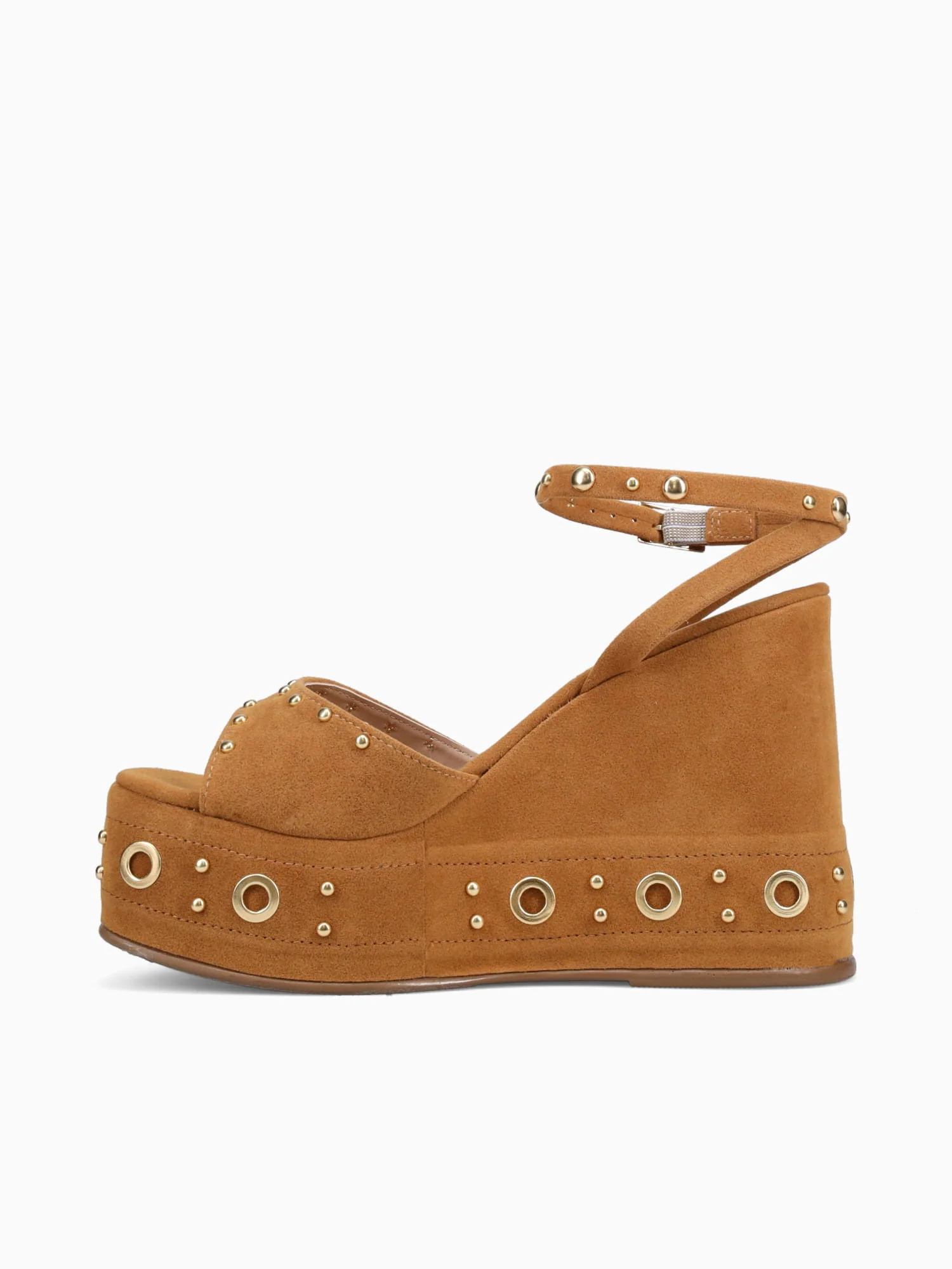 Hamleigh Tan Gold suede - Image 4