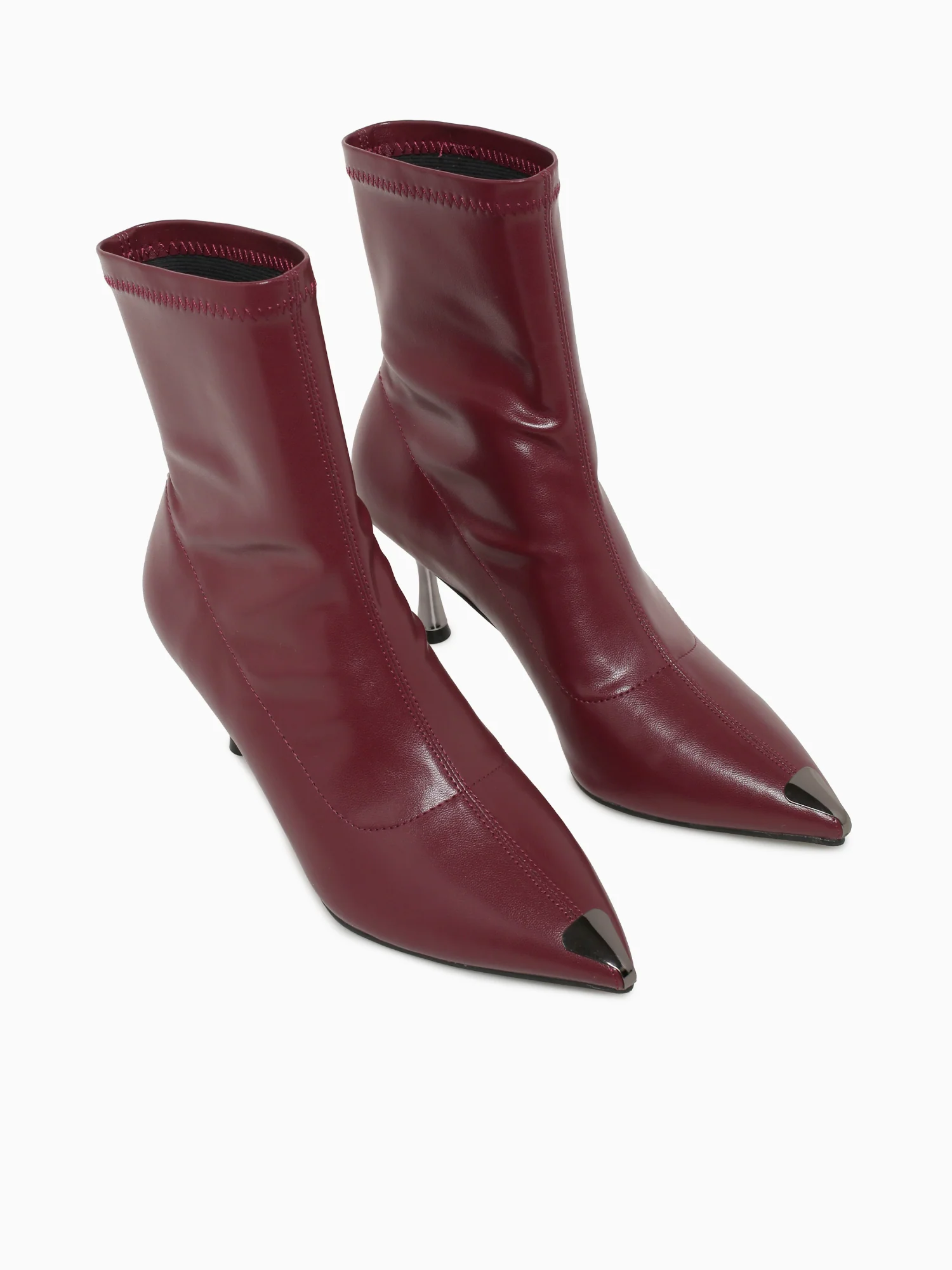 Haru Burgundy Smooth Leather - Image 3