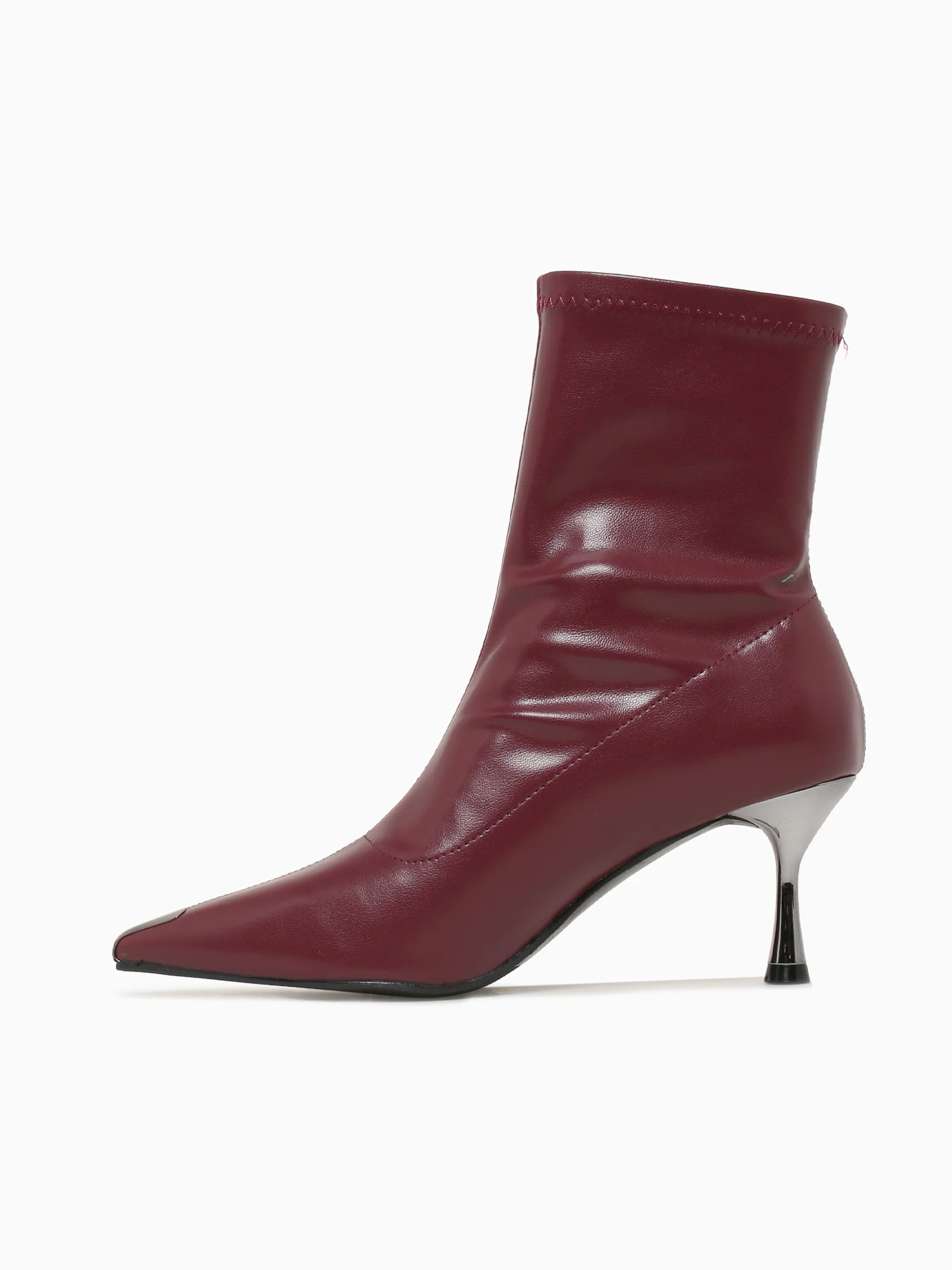 Haru Burgundy Smooth Leather - Image 4