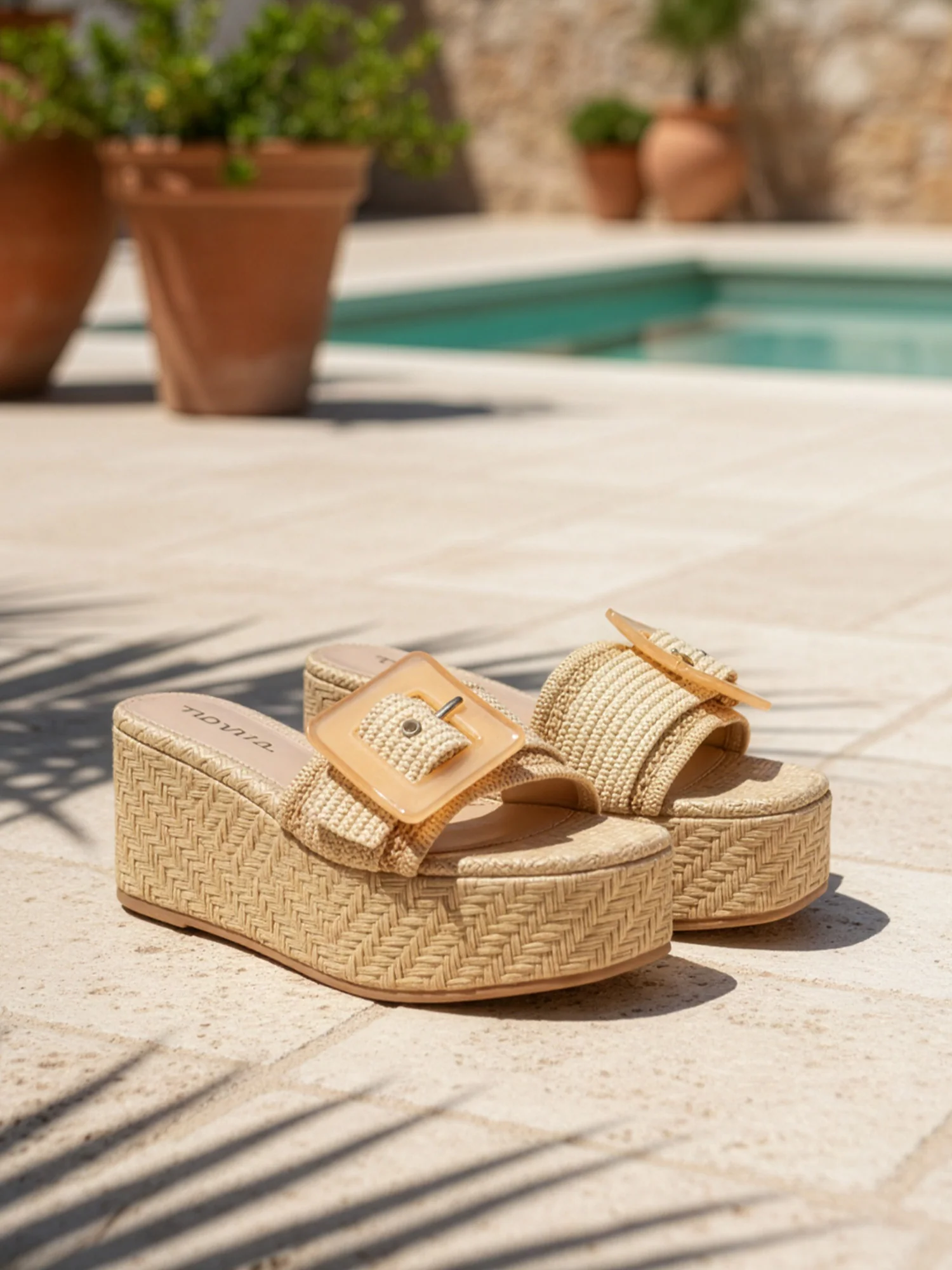 Kailin Beige Raffia - Image 3