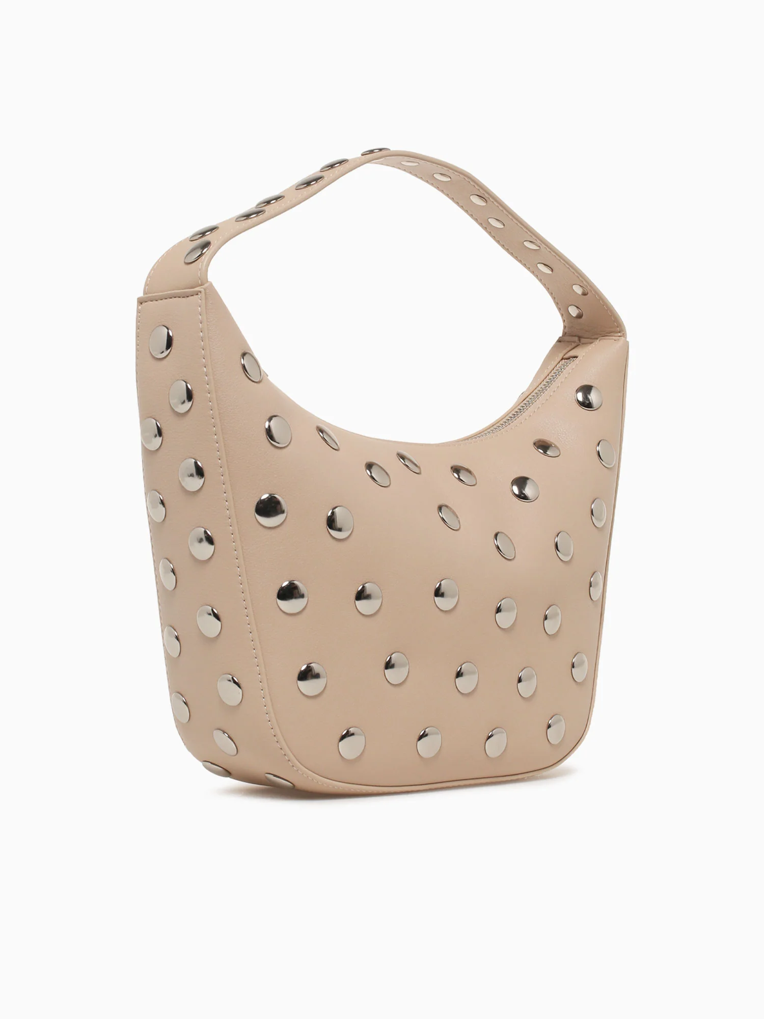 Lena Shoulder Bag Off White Leather - Image 2