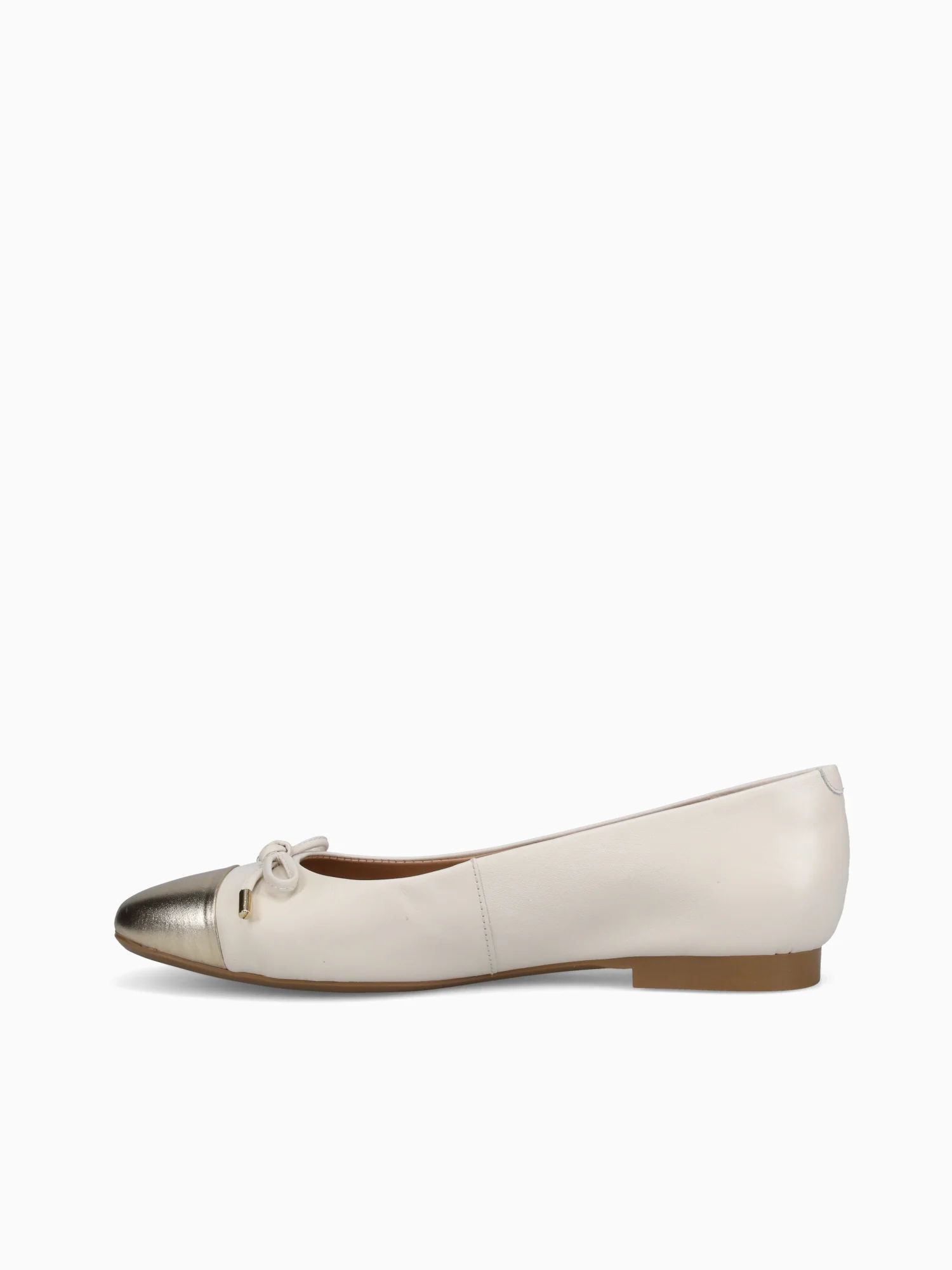 Livia Ouro Light Off white leather Metal - Image 3