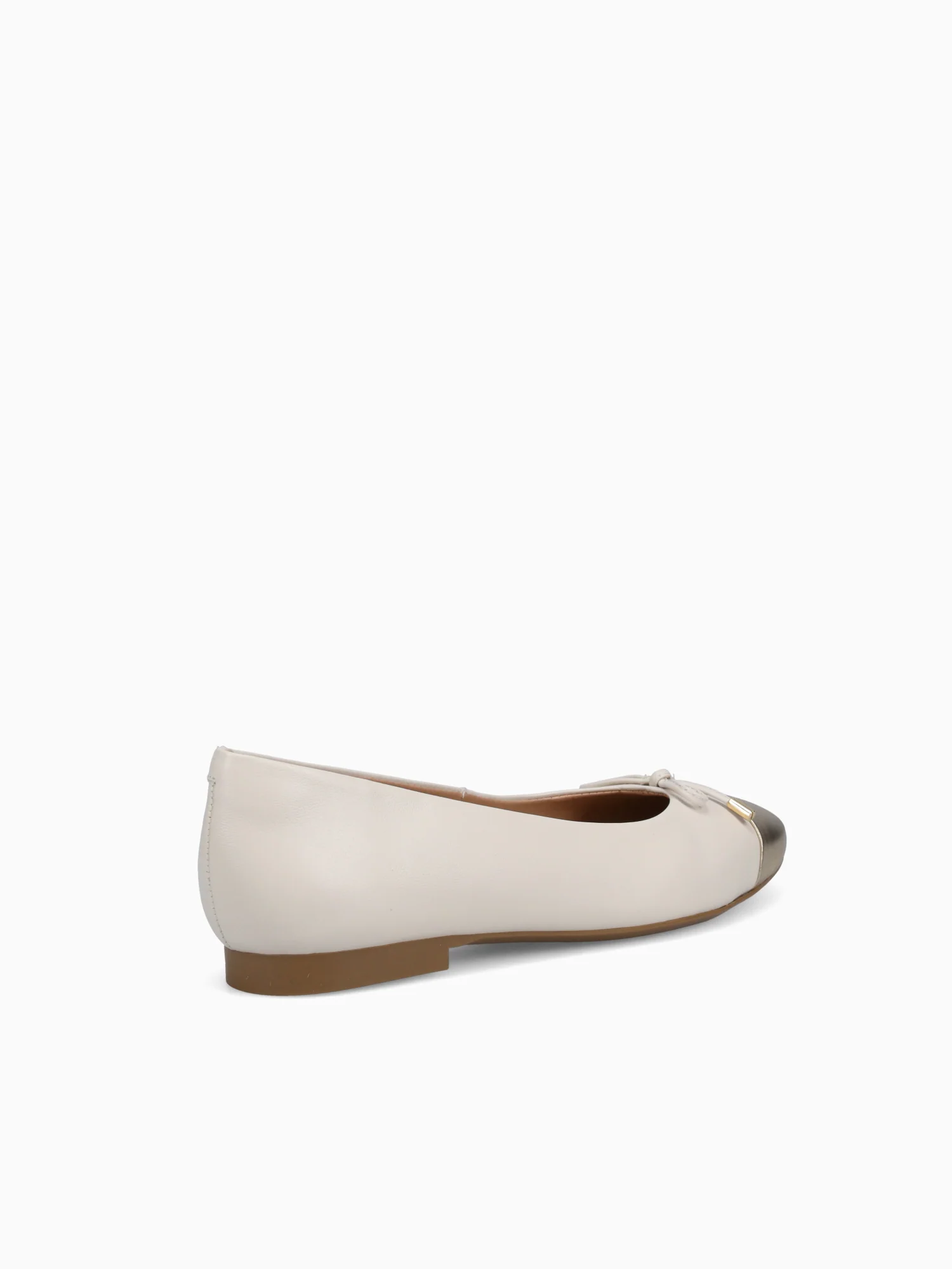 Livia Ouro Light Off white leather Metal - Image 4