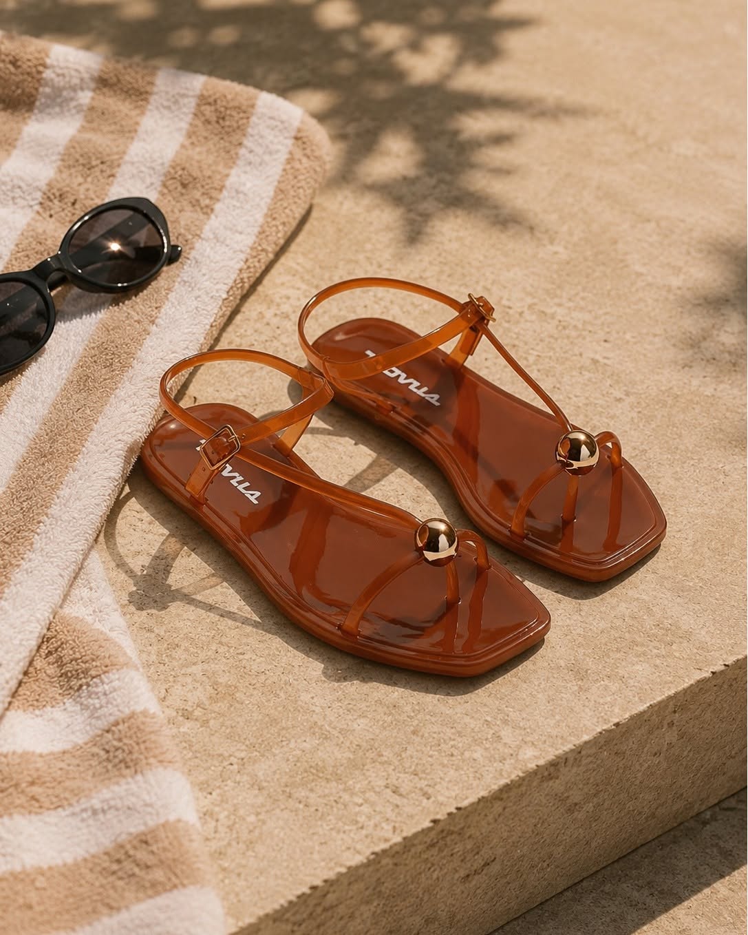 Maia Lt Tan Gold Metallic - Image 3