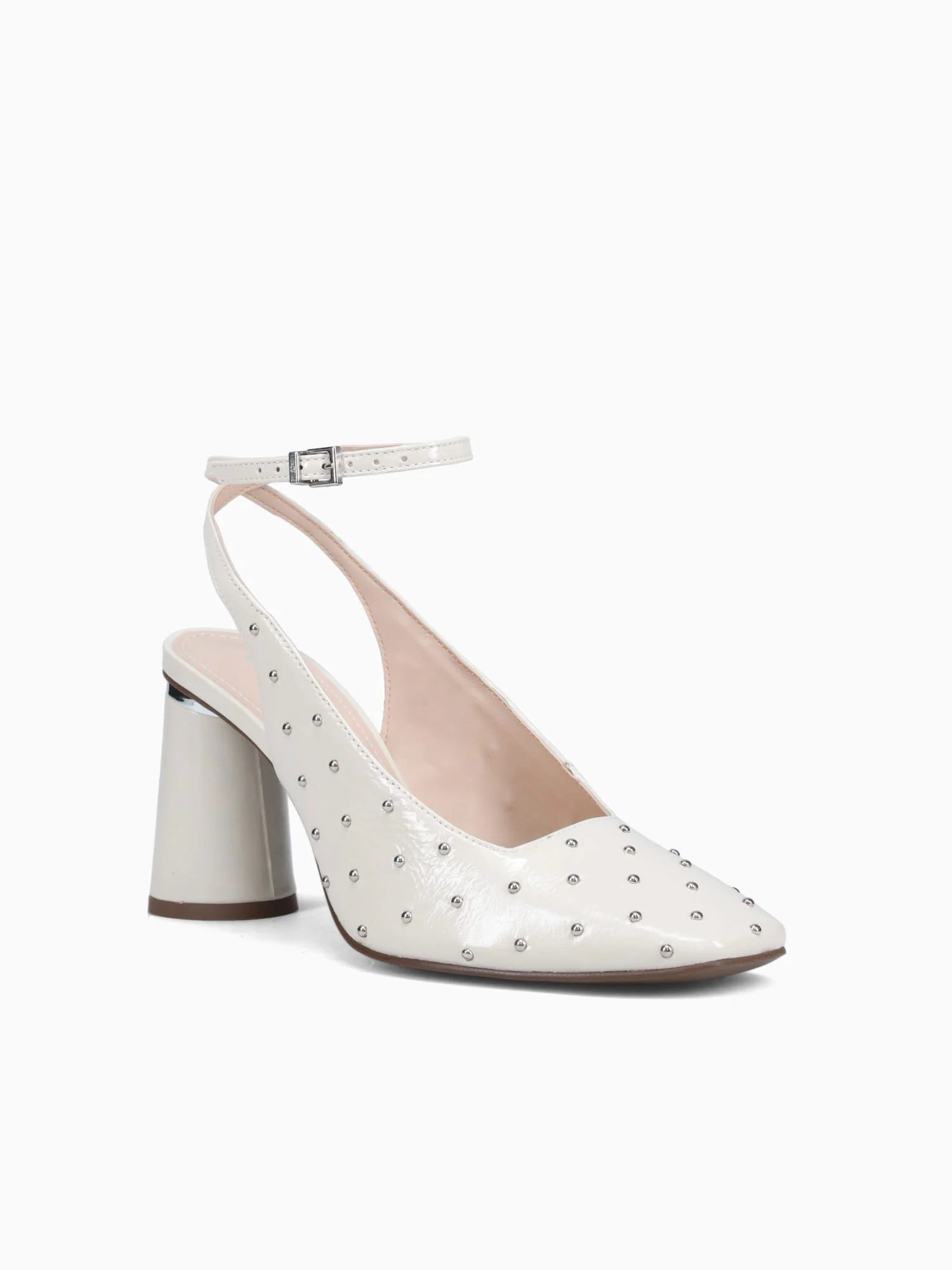 Ruby Off White Crinkle Leather - Image 2
