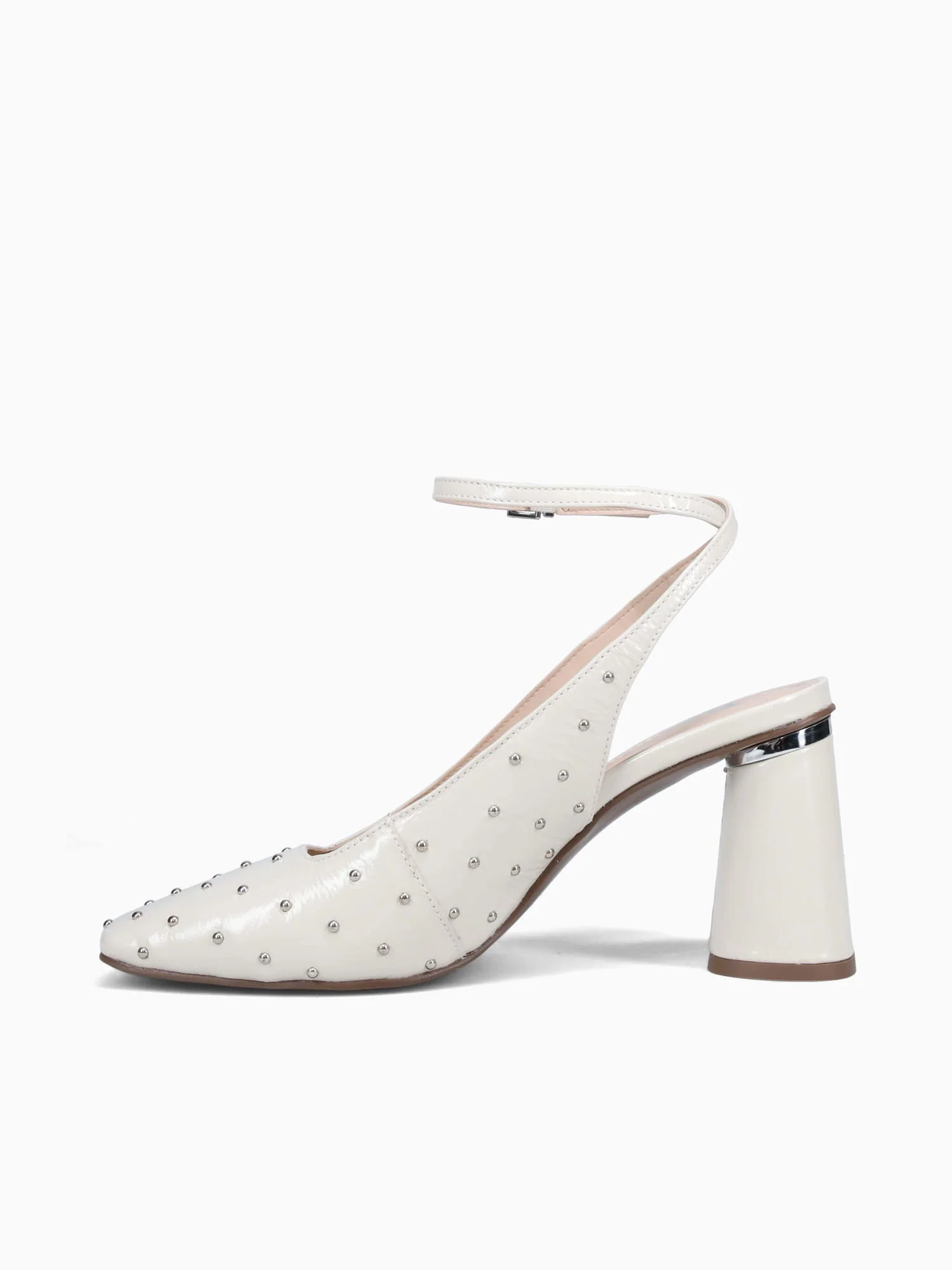Ruby Off White Crinkle Leather - Image 4