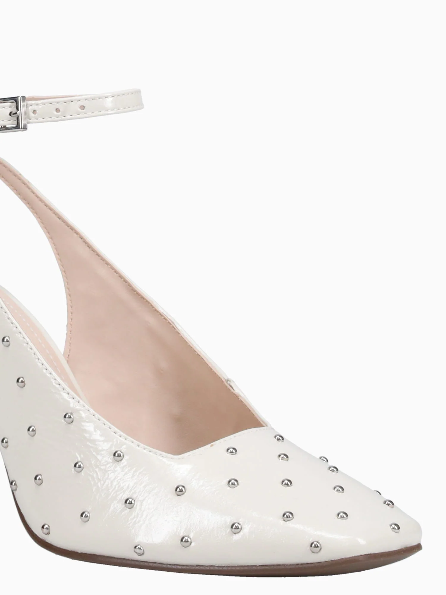 Ruby Off White Crinkle Leather - Image 7