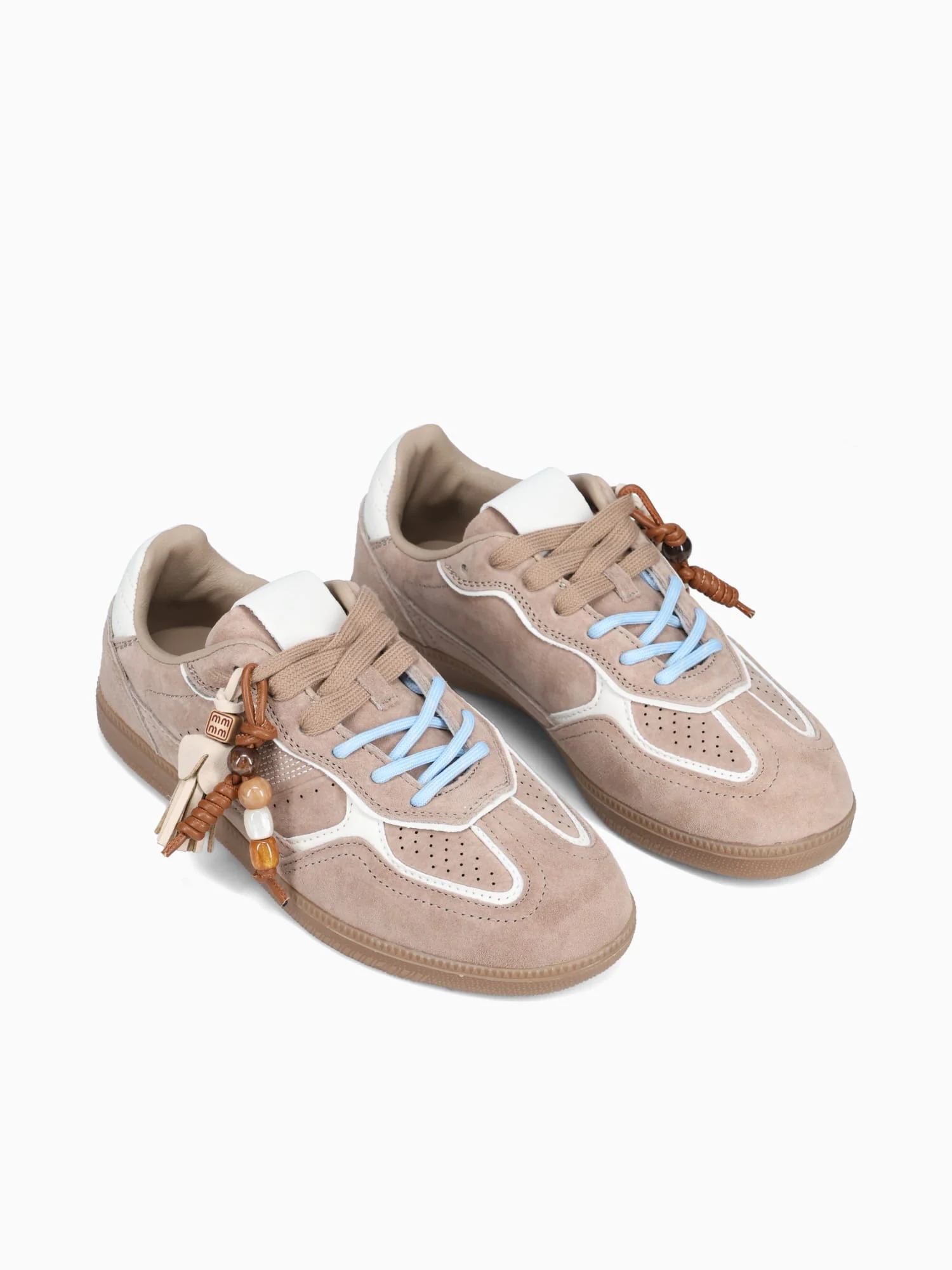 Rut Taupe Suede Leather - Image 4