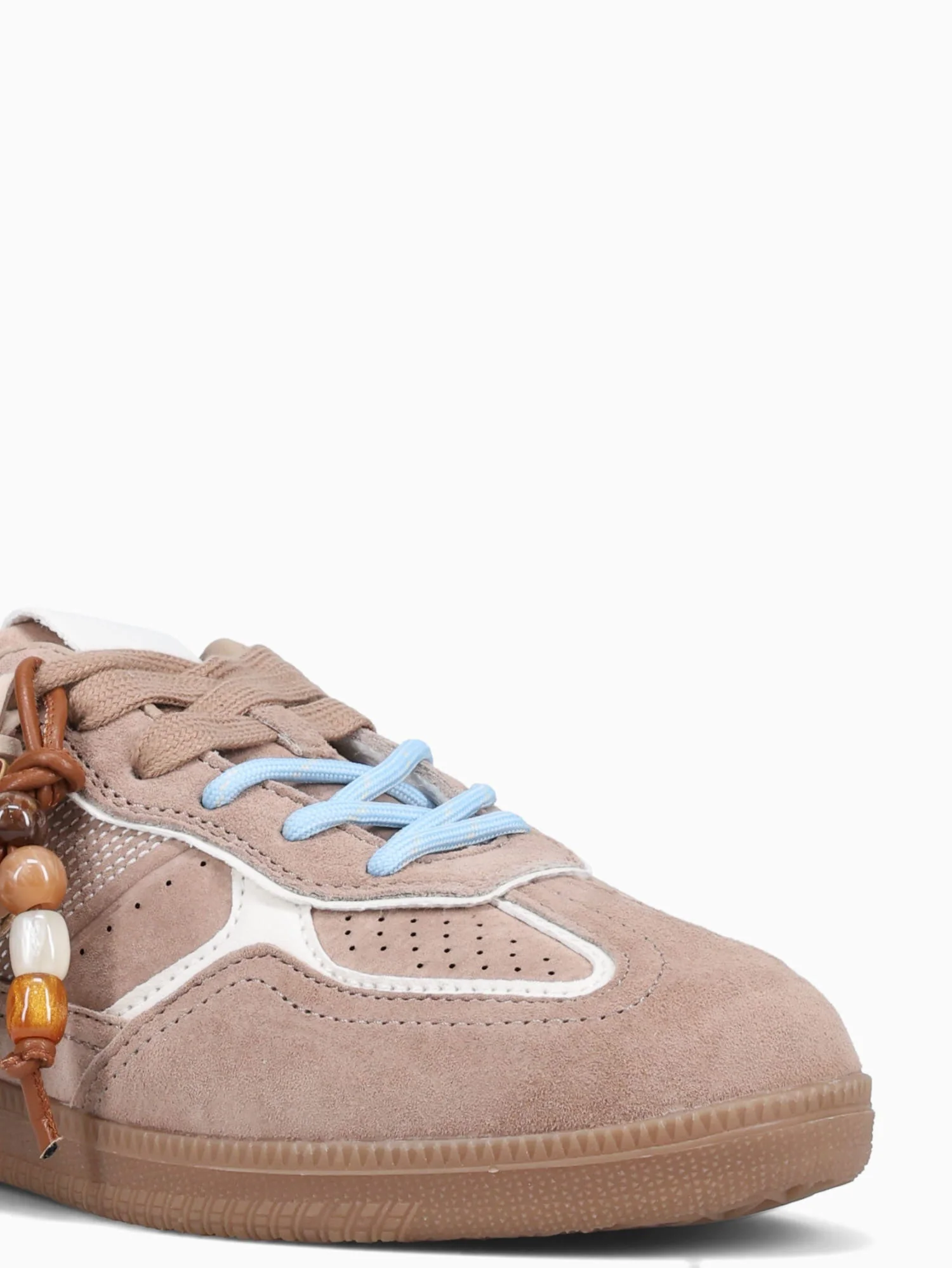 Rut Taupe Suede Leather - Image 8