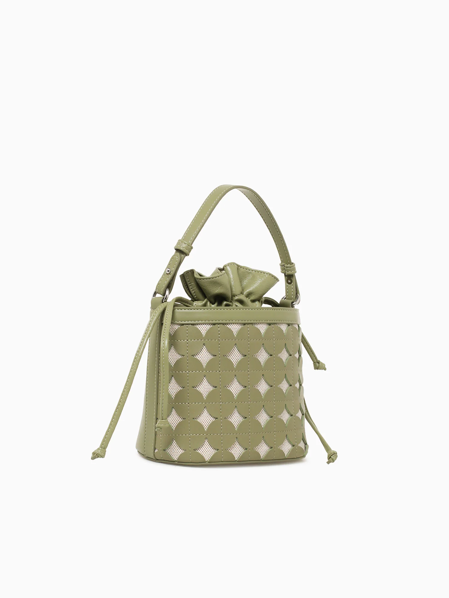 Sienna Bucket Shoulder Bag Green - Image 2