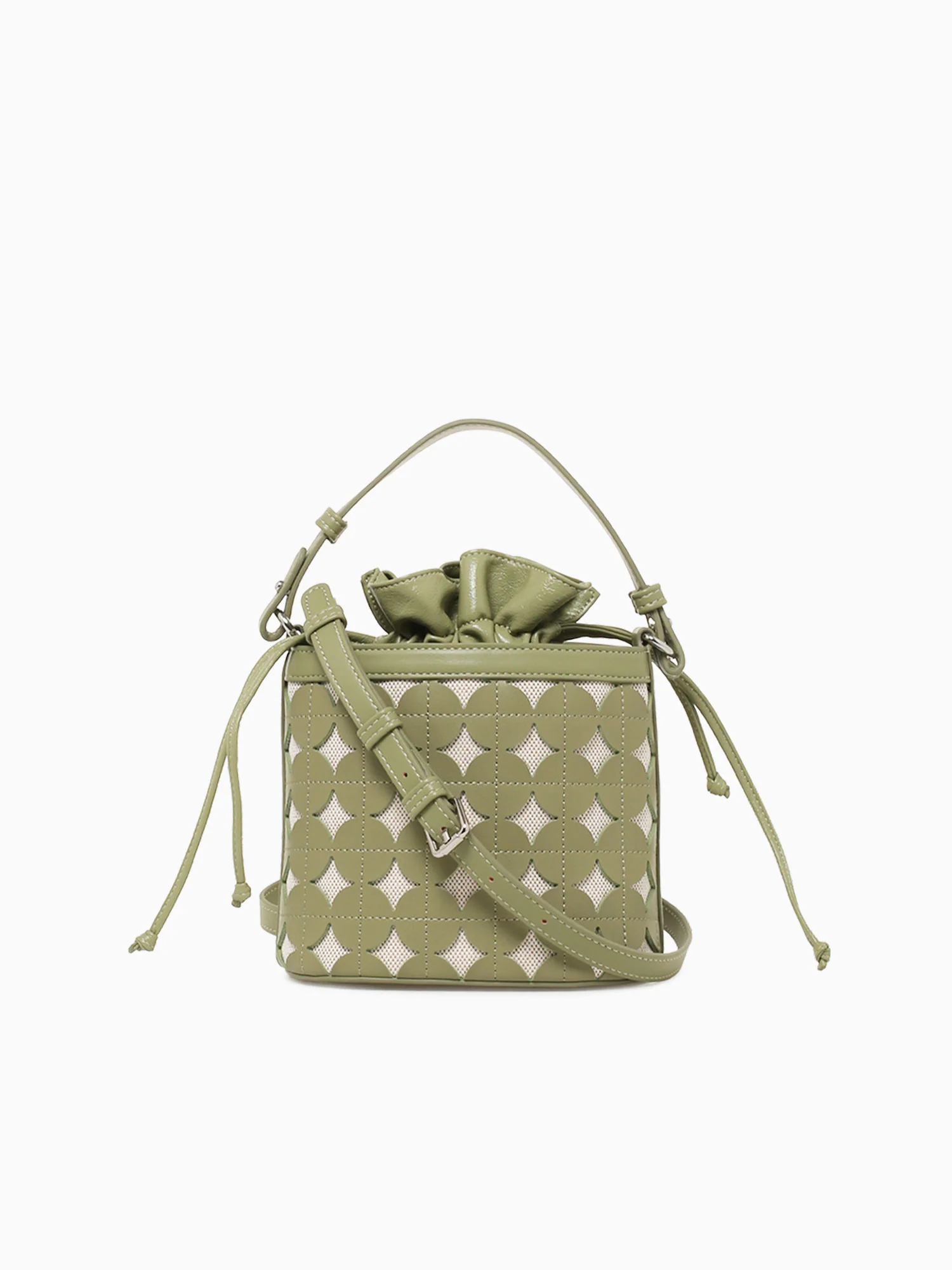 Sienna Bucket Shoulder Bag Green - Image 3