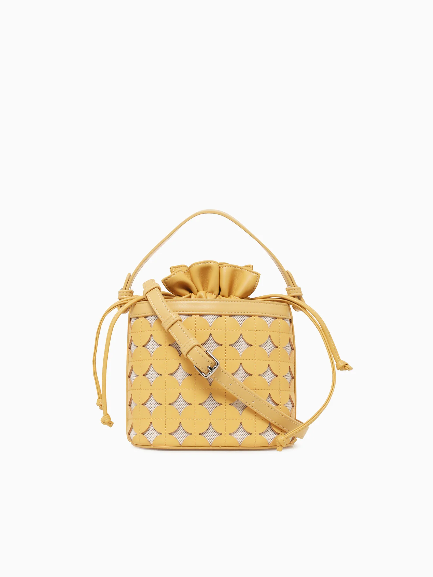 Sienna Bucket Shuolder Bag Yellow - Image 3