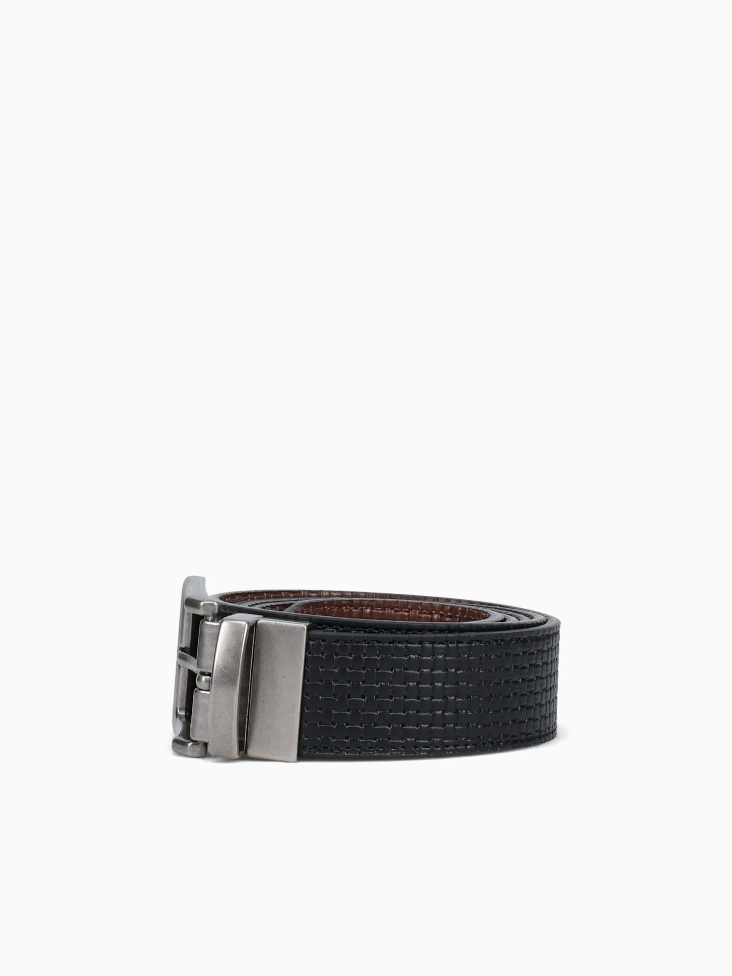 The Belt Blk Cognac embossed Calf Reversible - Image 2