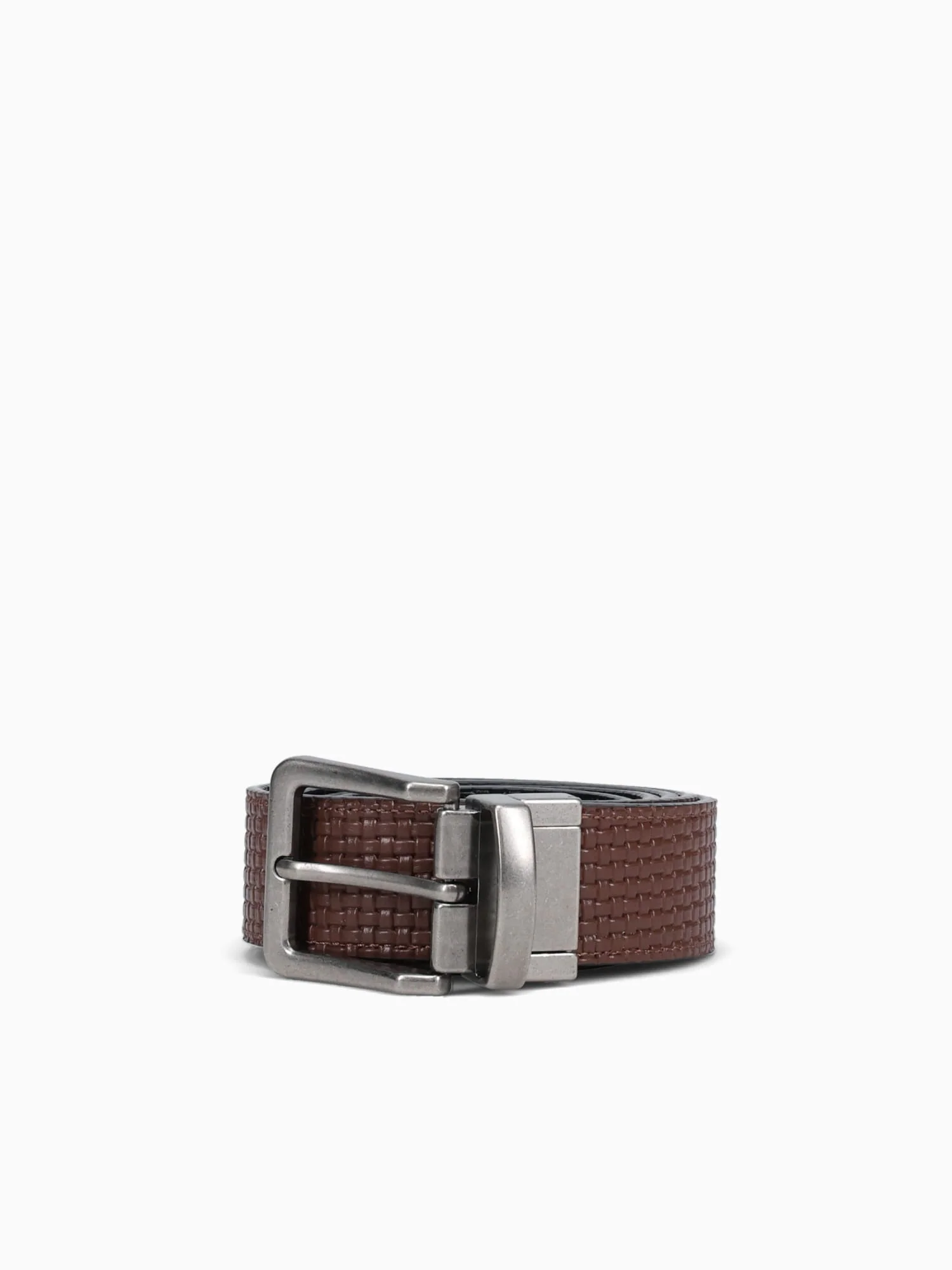 The Belt Blk Cognac embossed Calf Reversible - Image 3