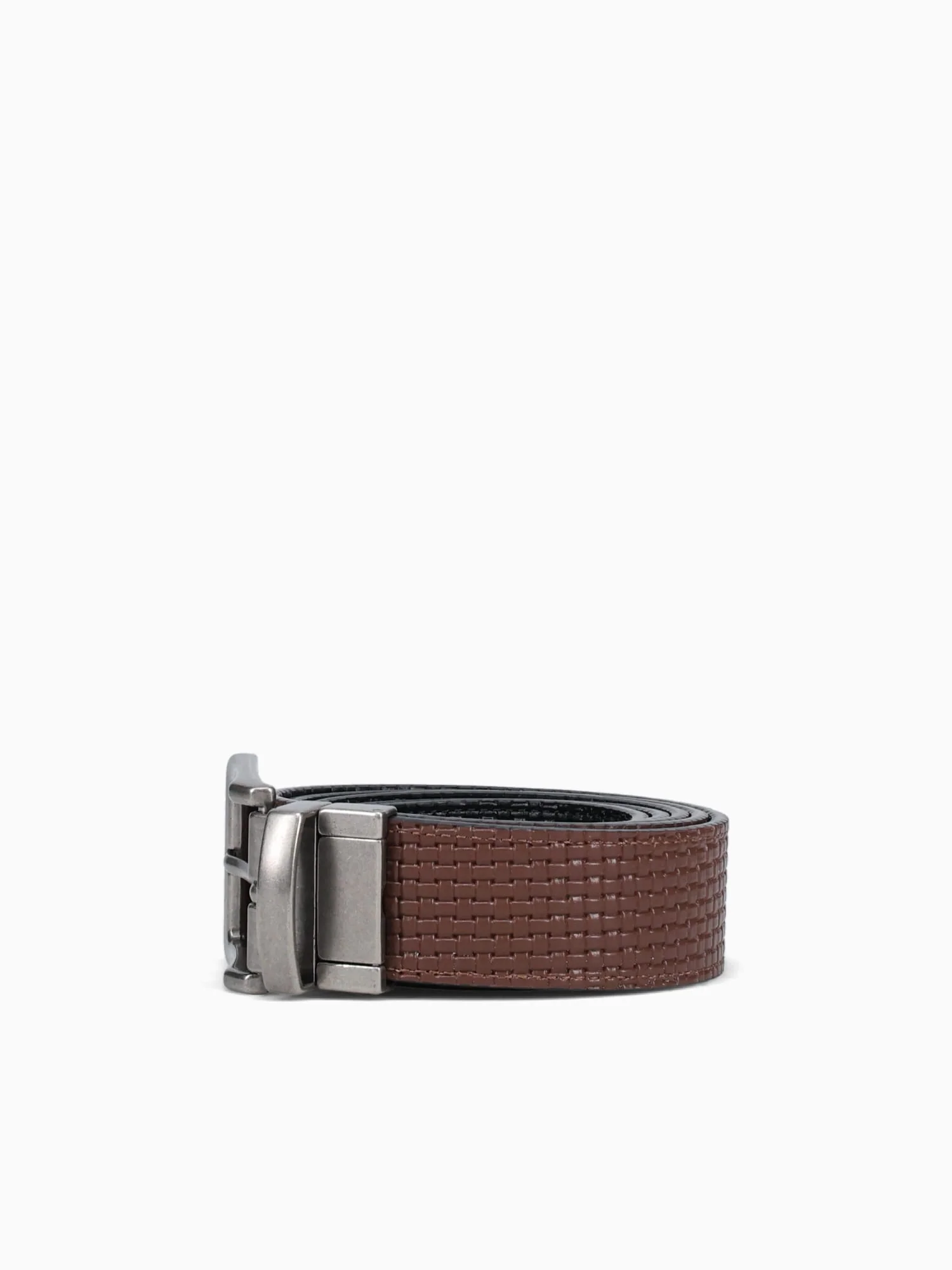 The Belt Blk Cognac embossed Calf Reversible - Image 4