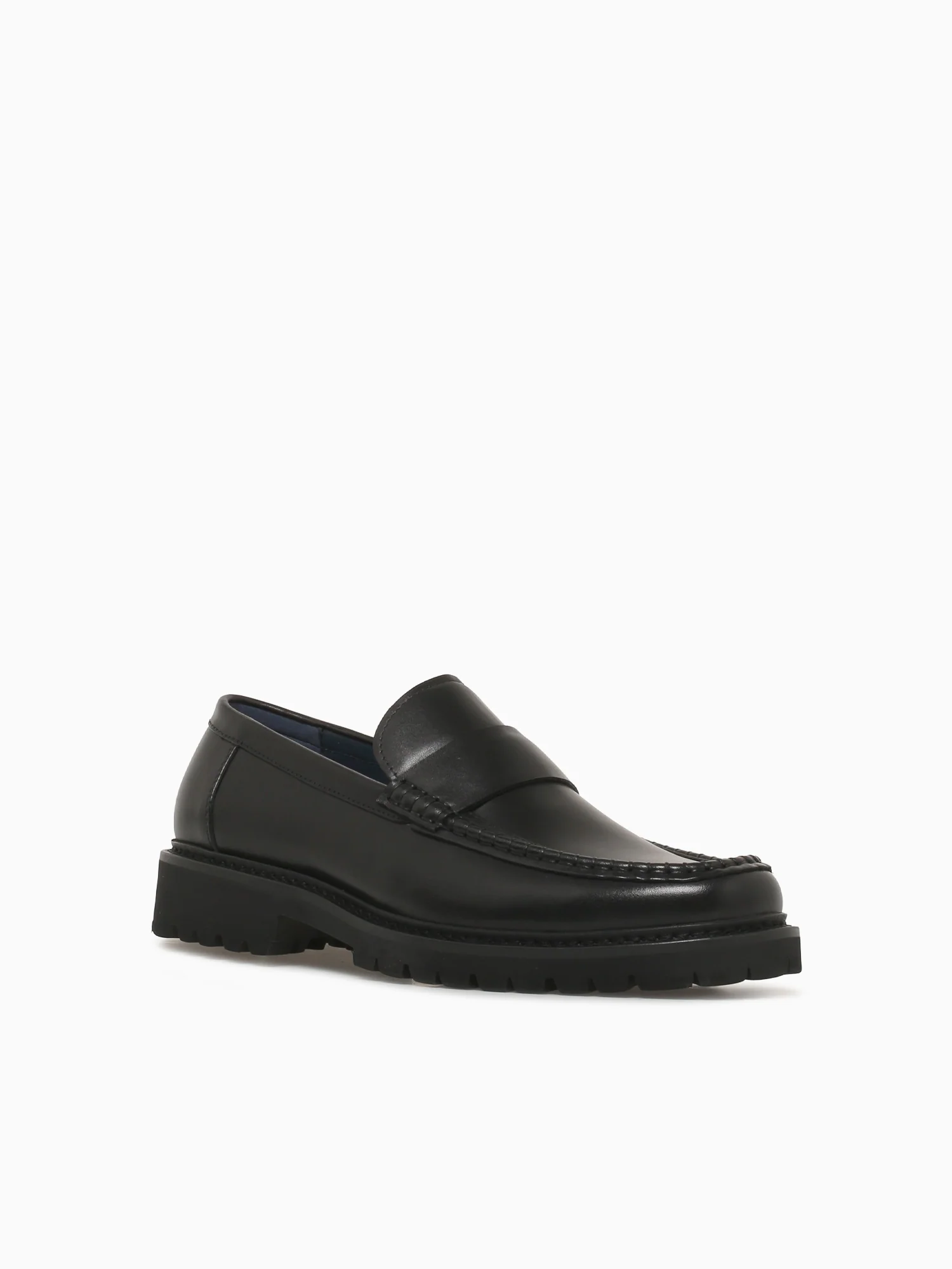 Theodore Black Brushed Claf Leather - Image 2