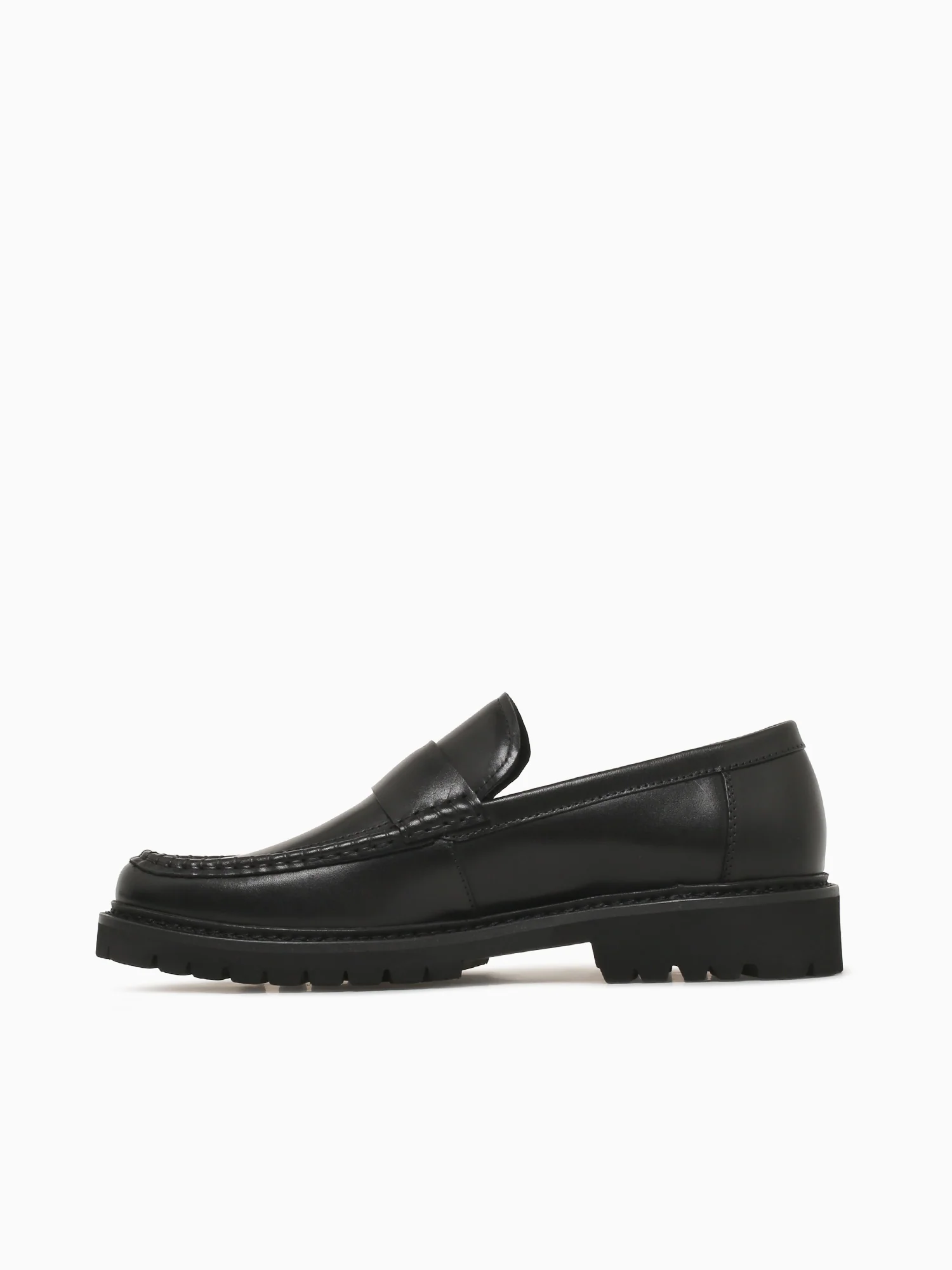 Theodore Black Brushed Claf Leather - Image 3