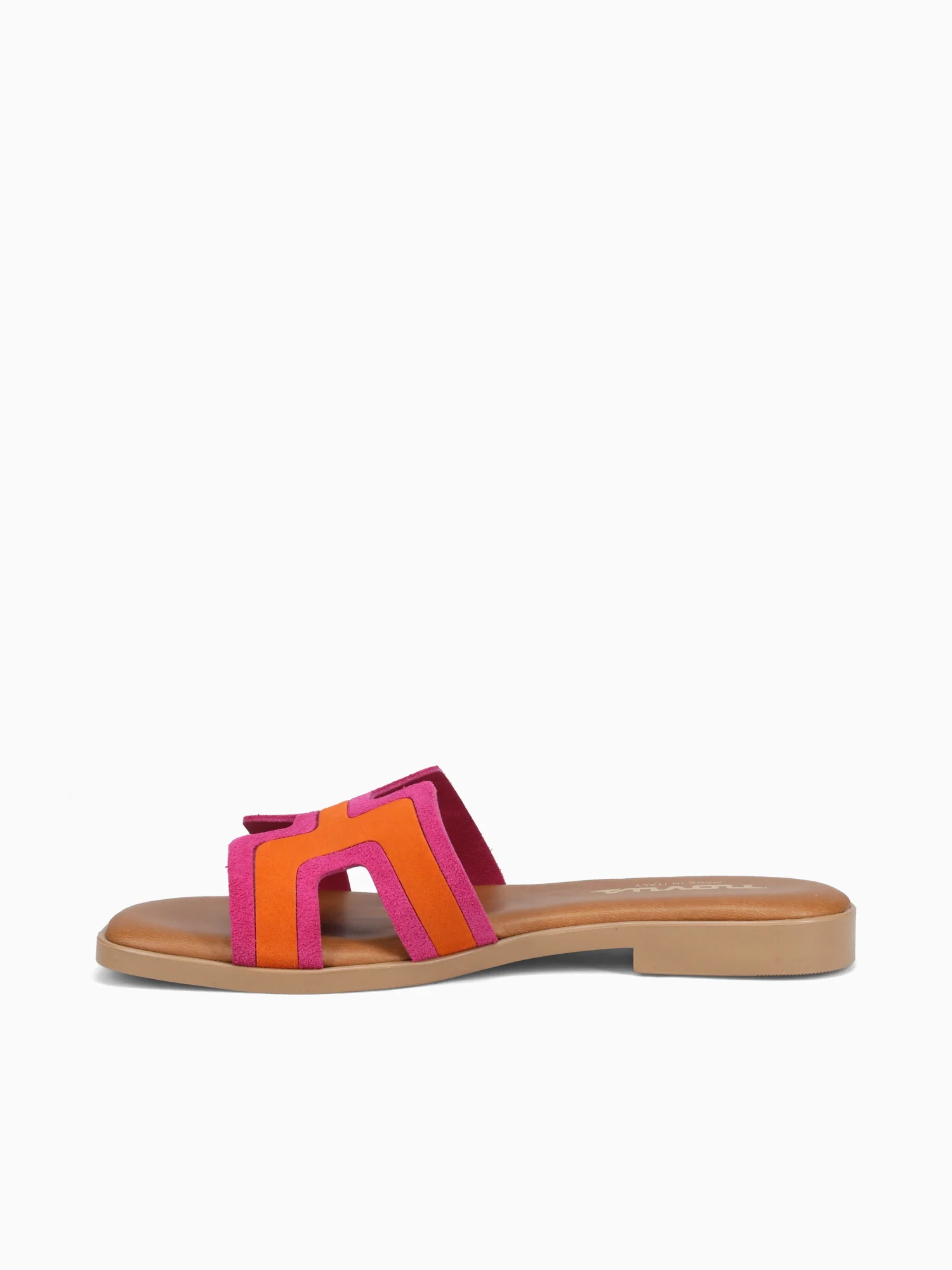 Tropea Fuschia Orange suede - Image 3