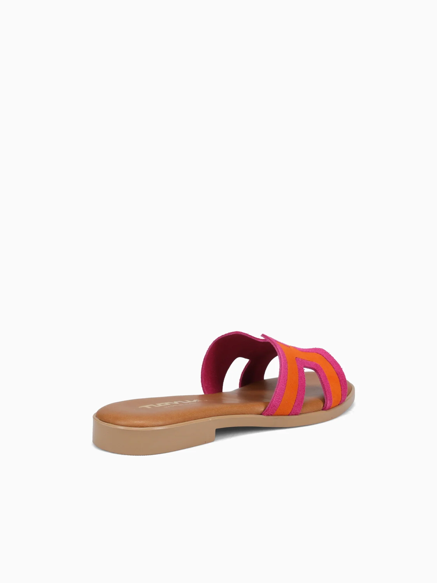 Tropea Fuschia Orange suede - Image 4