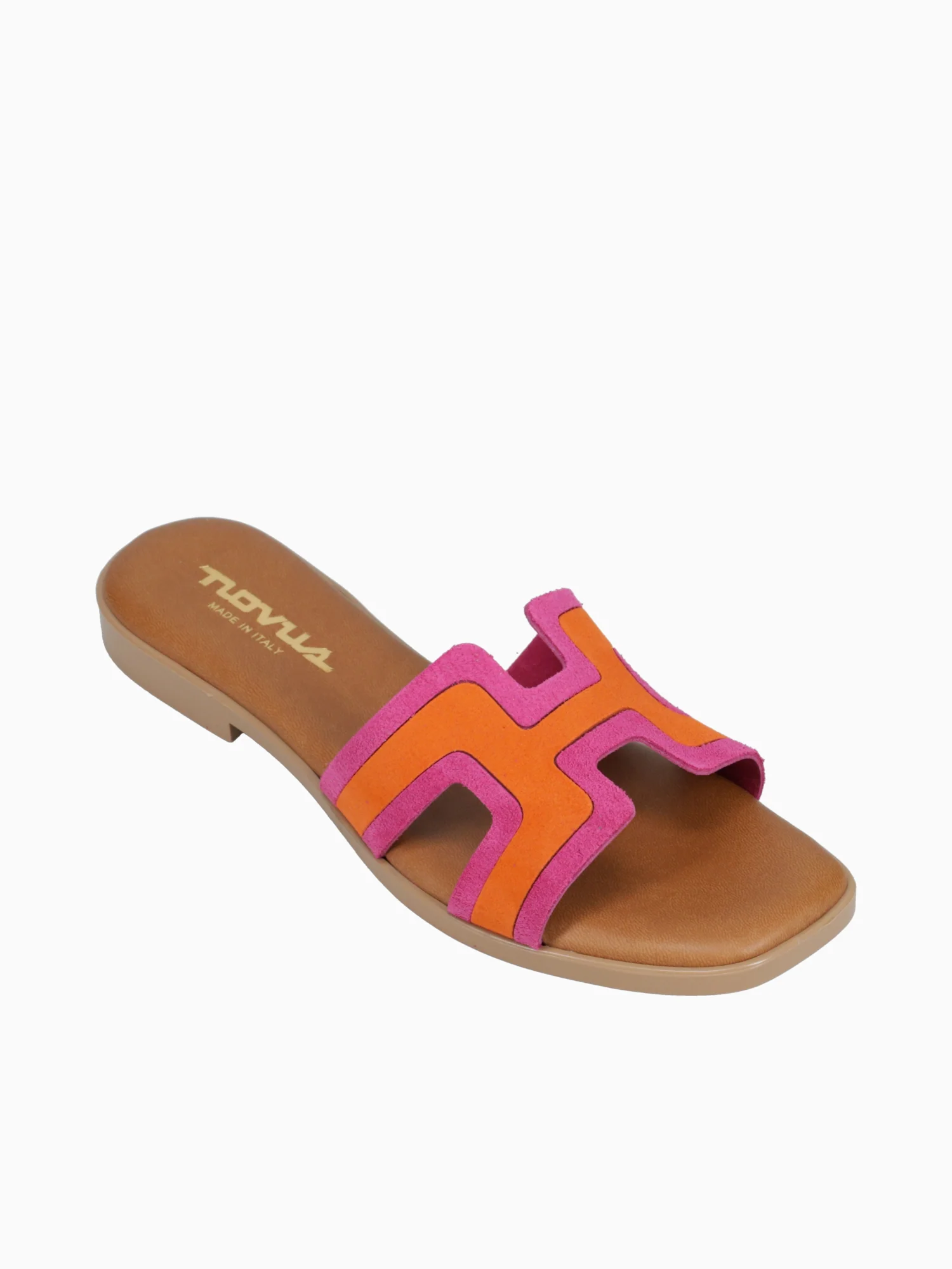 Tropea Fuschia Orange suede - Image 5