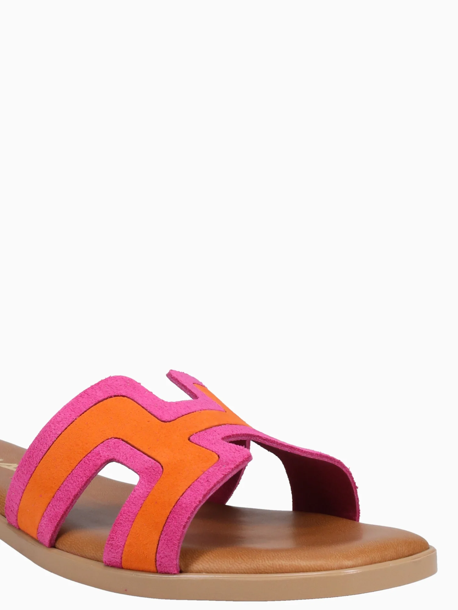 Tropea Fuschia Orange suede - Image 6