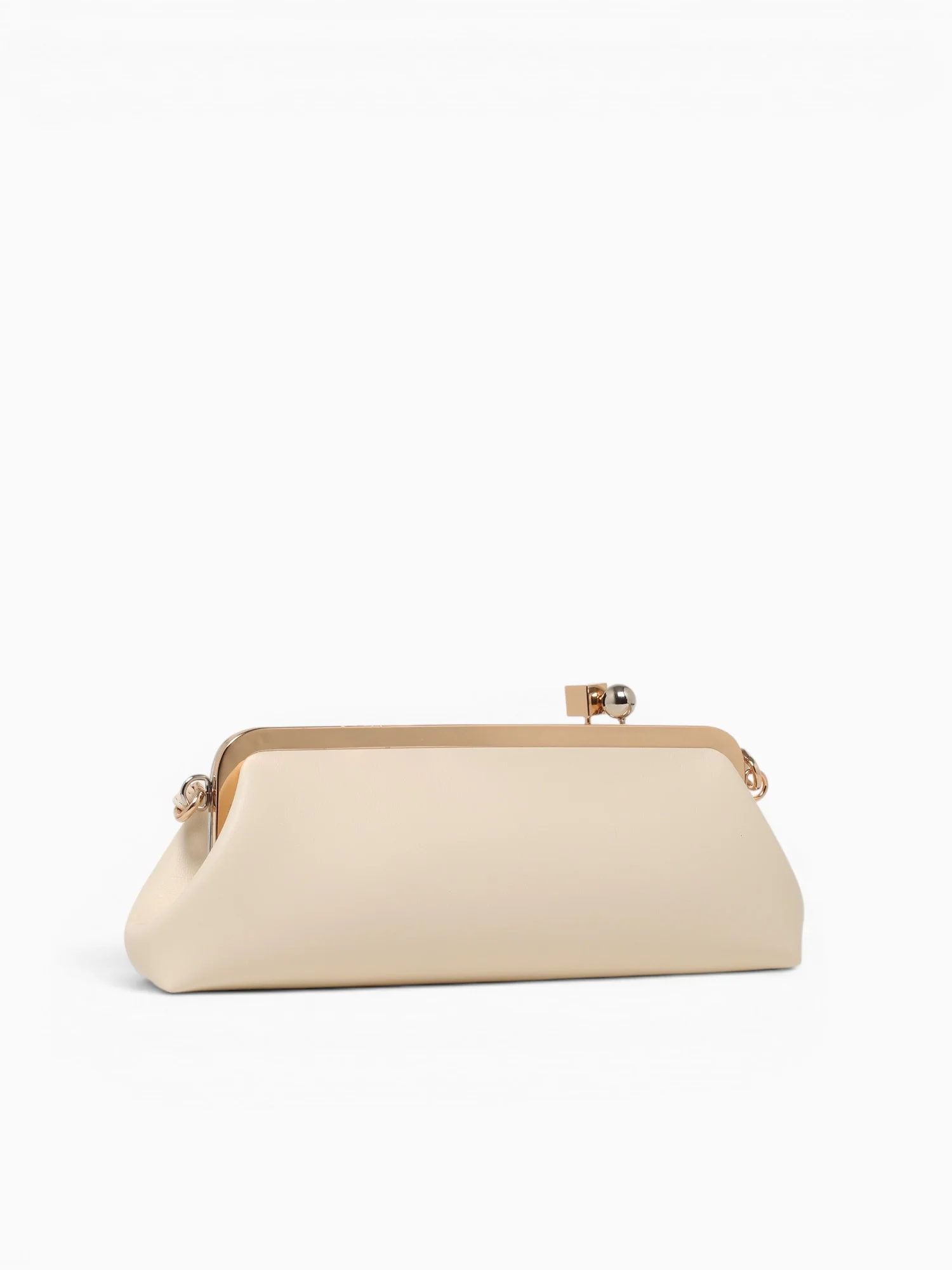 Valentina Kisslock Clutch Off White - Image 2