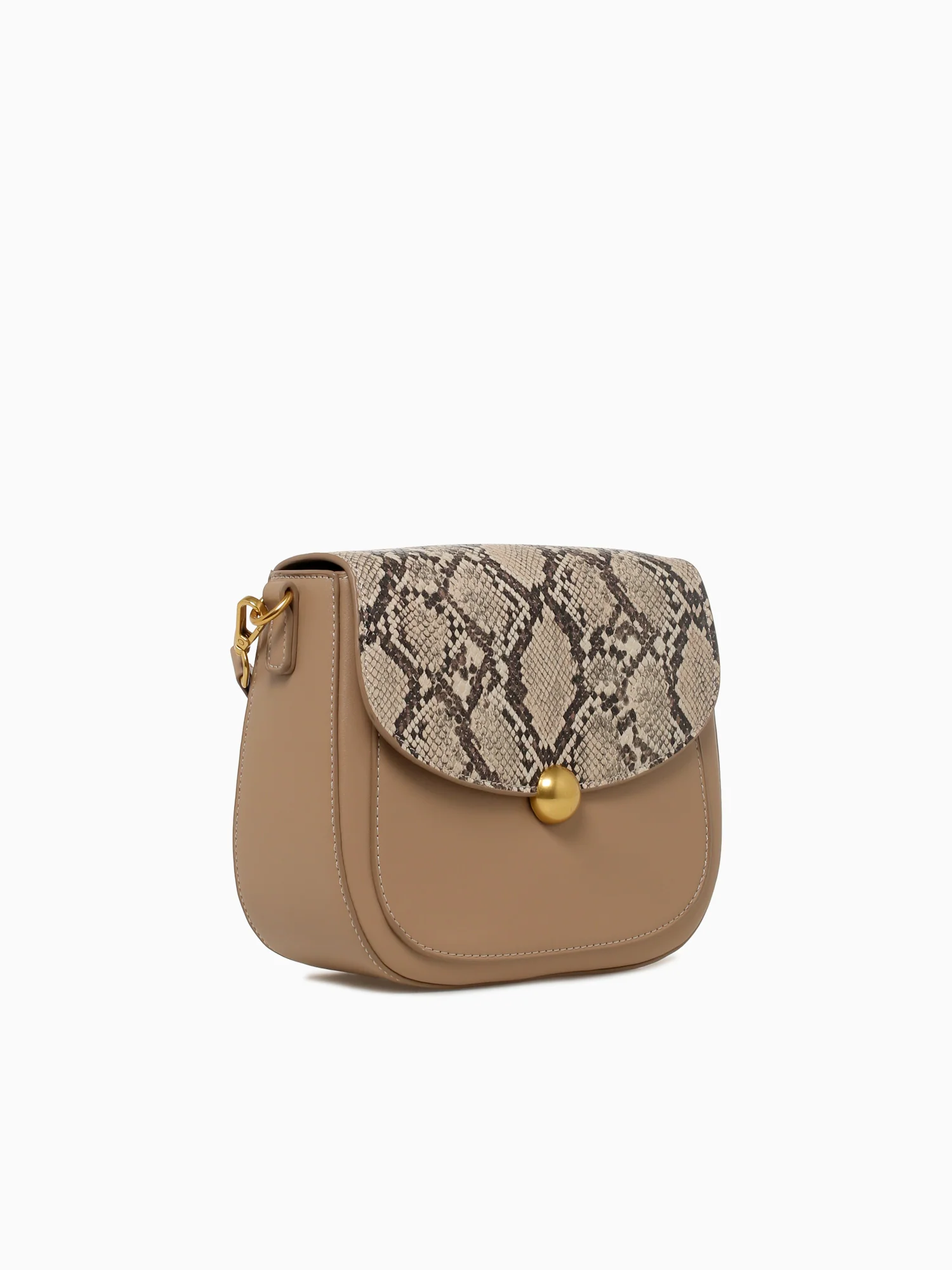 Very Crossbody Snake Taupe - Image 2