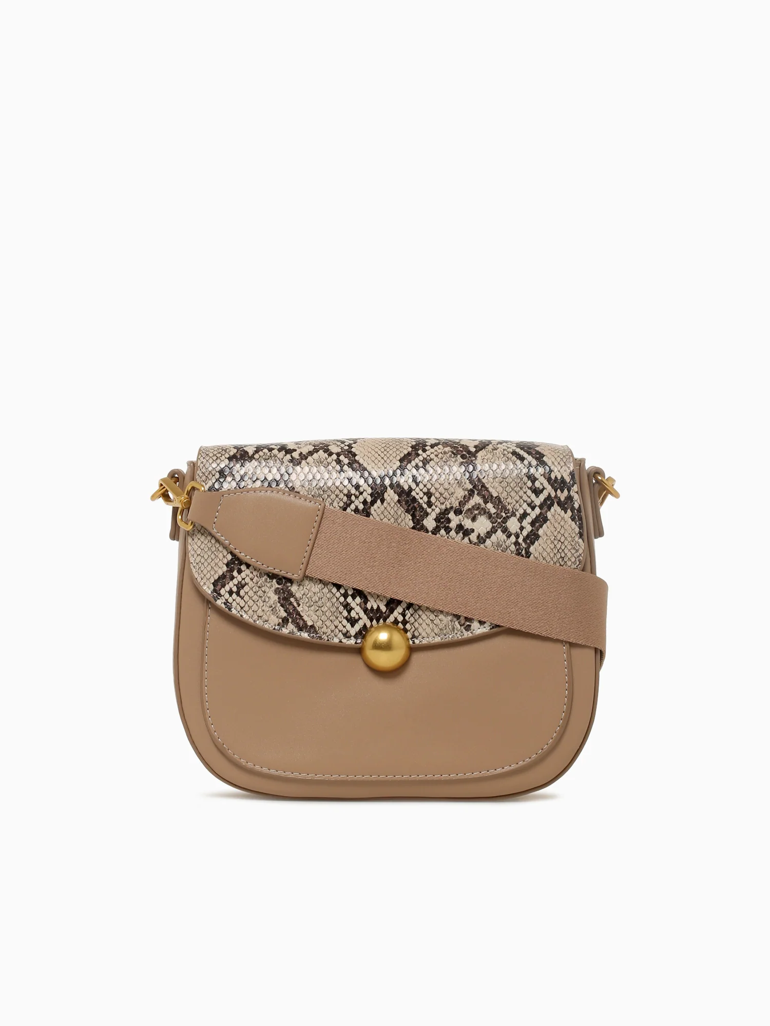 Very Crossbody Snake Taupe - Image 3