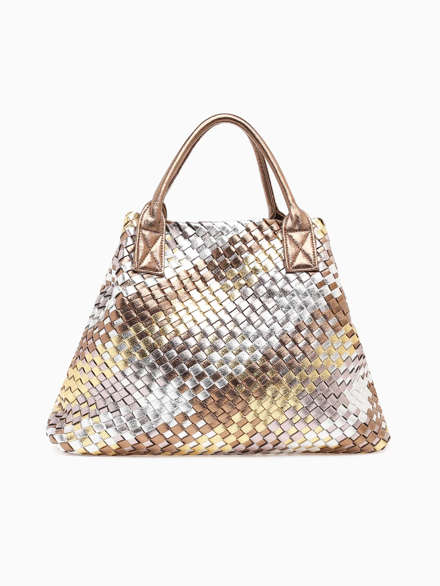 Woven Tote Multi Met