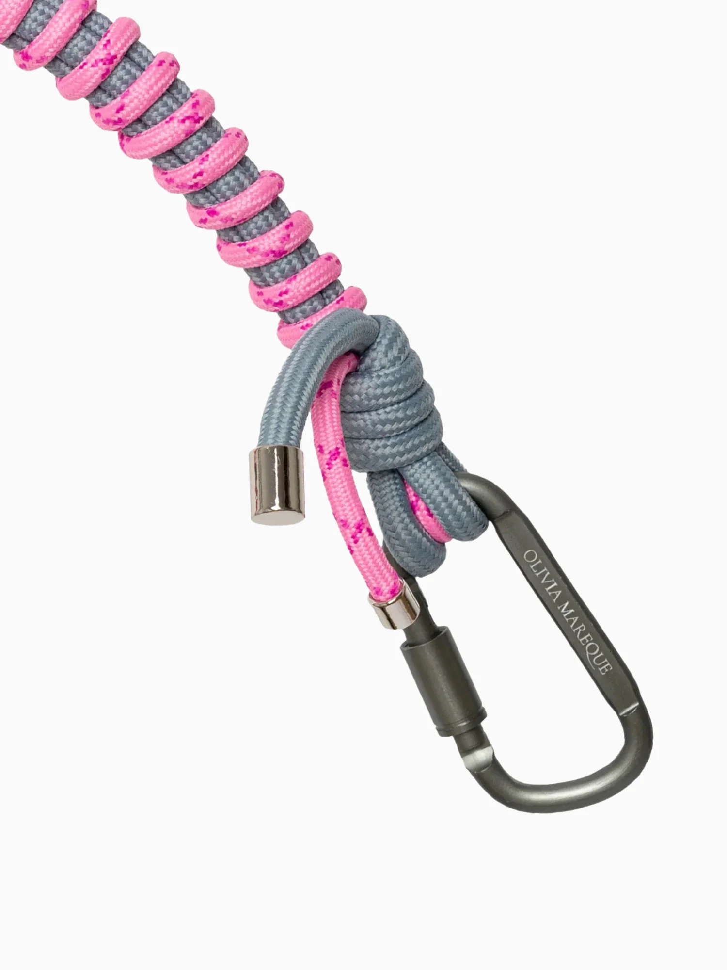 Nylon Chain 60cm Pink Grey - Image 2