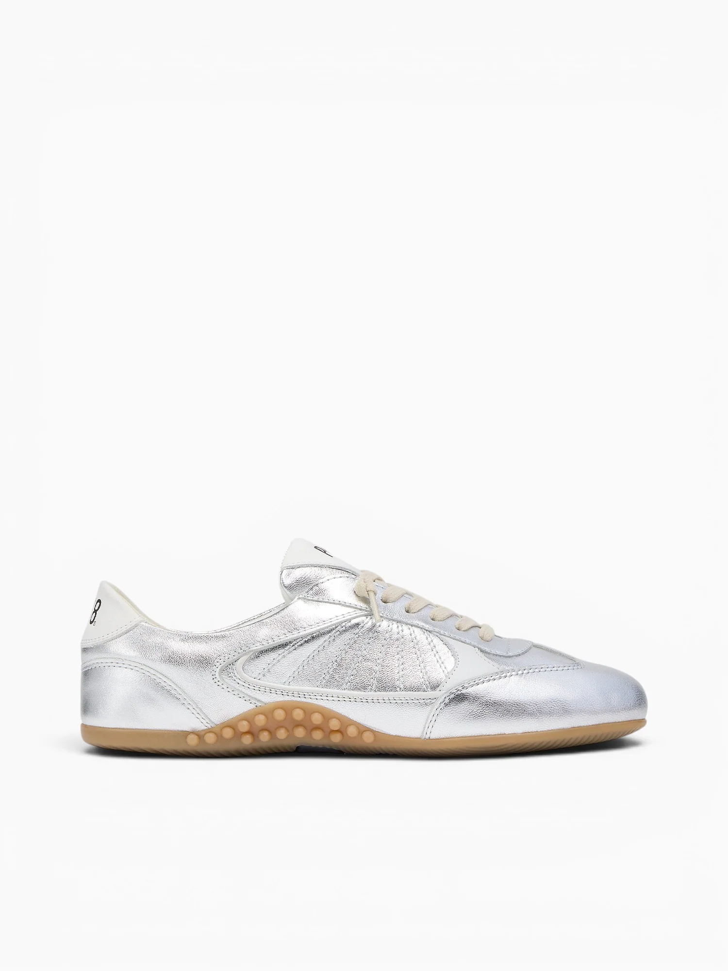 Lisbon Silver White leather