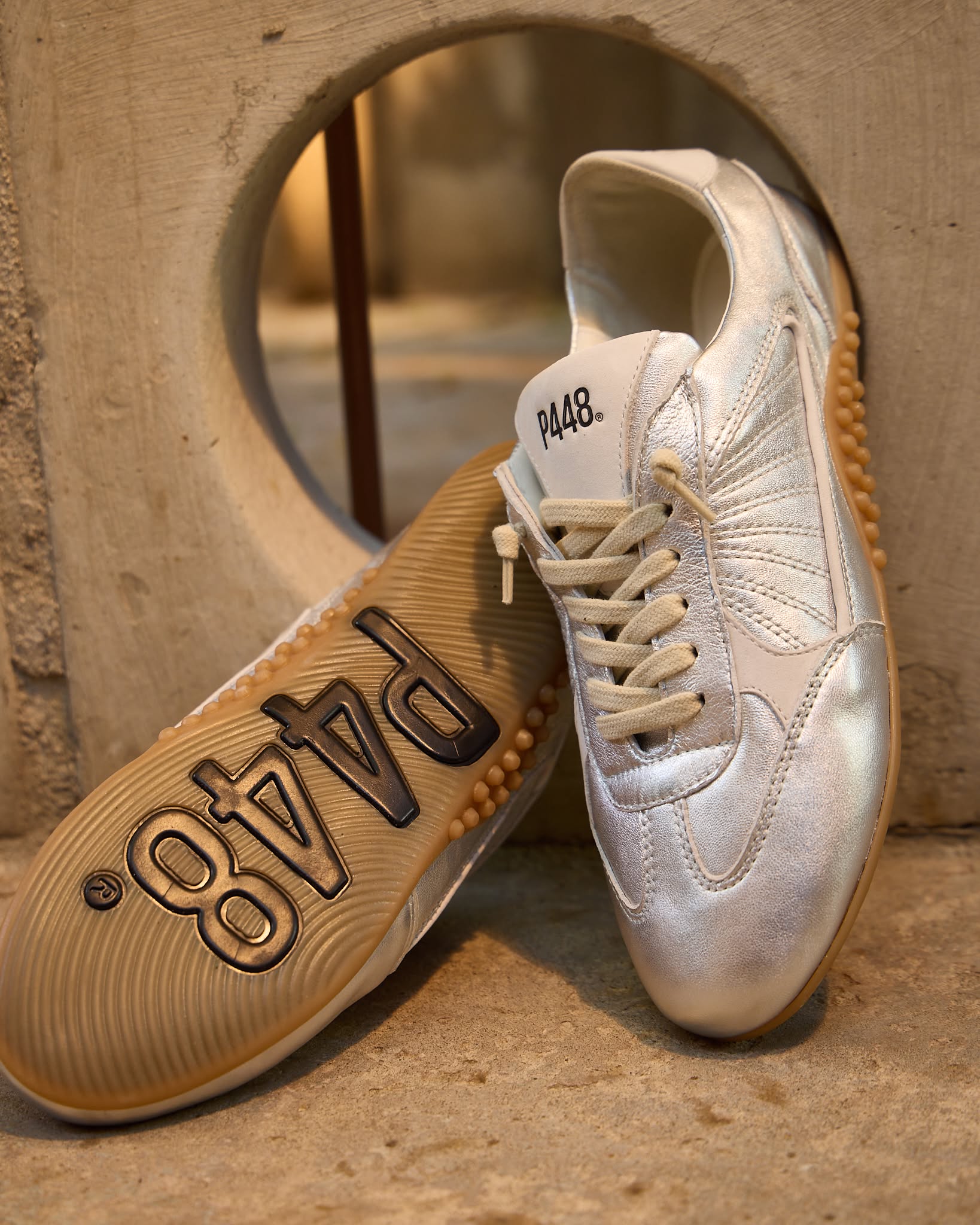 Lisbon Silver White leather - Image 3
