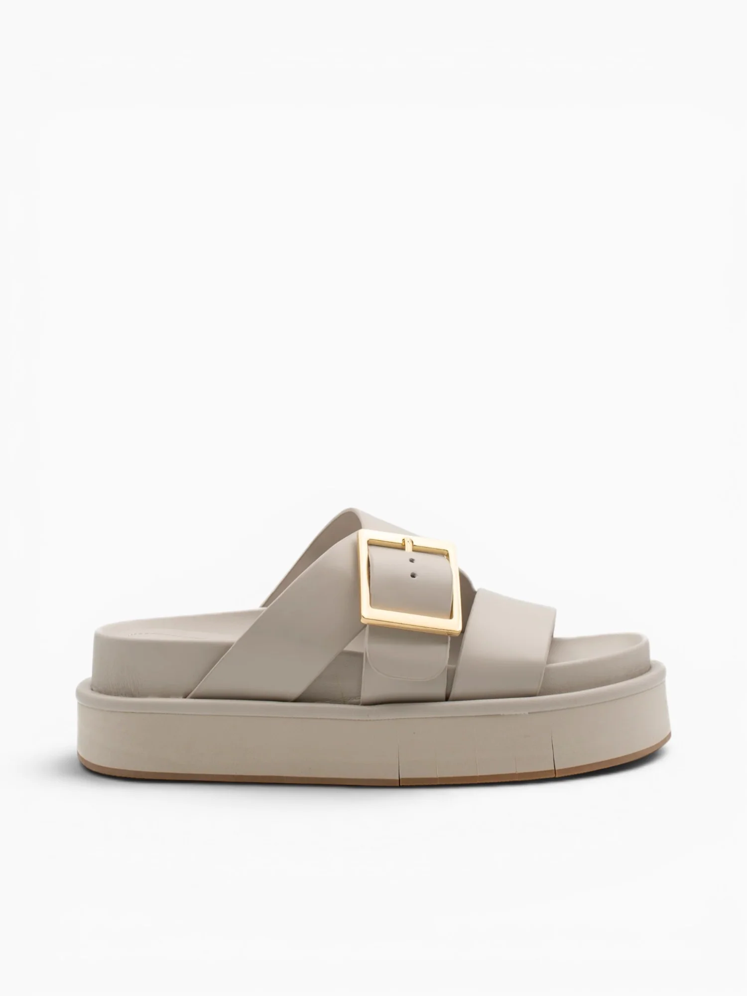 Demi Off White Cowhide