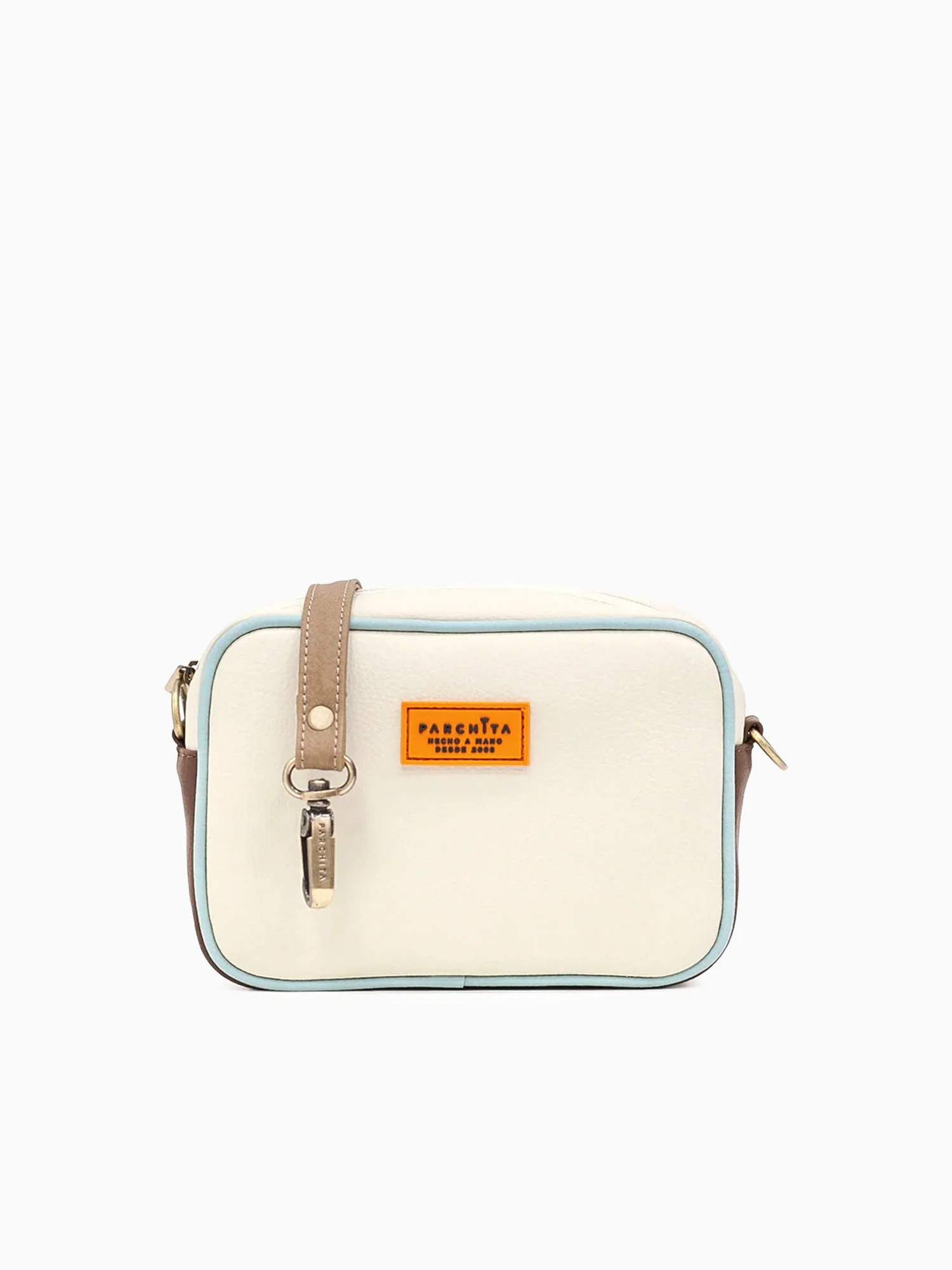 Bandolera Mika Beige X Marron