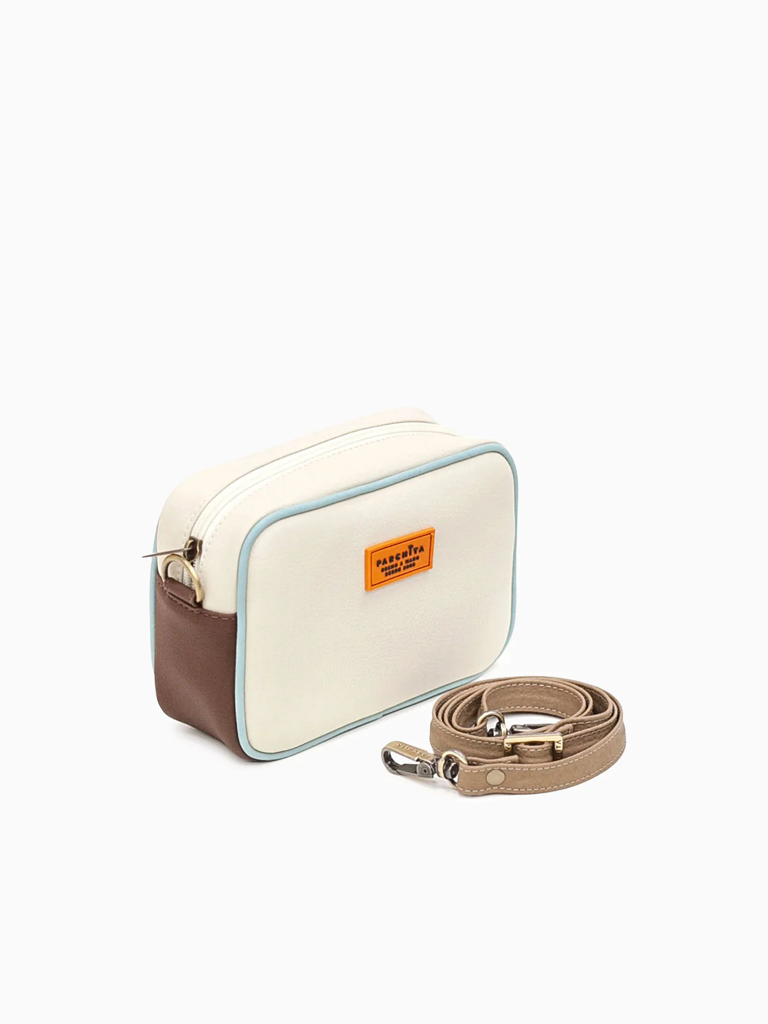 Bandolera Mika Beige X Marron - Image 2