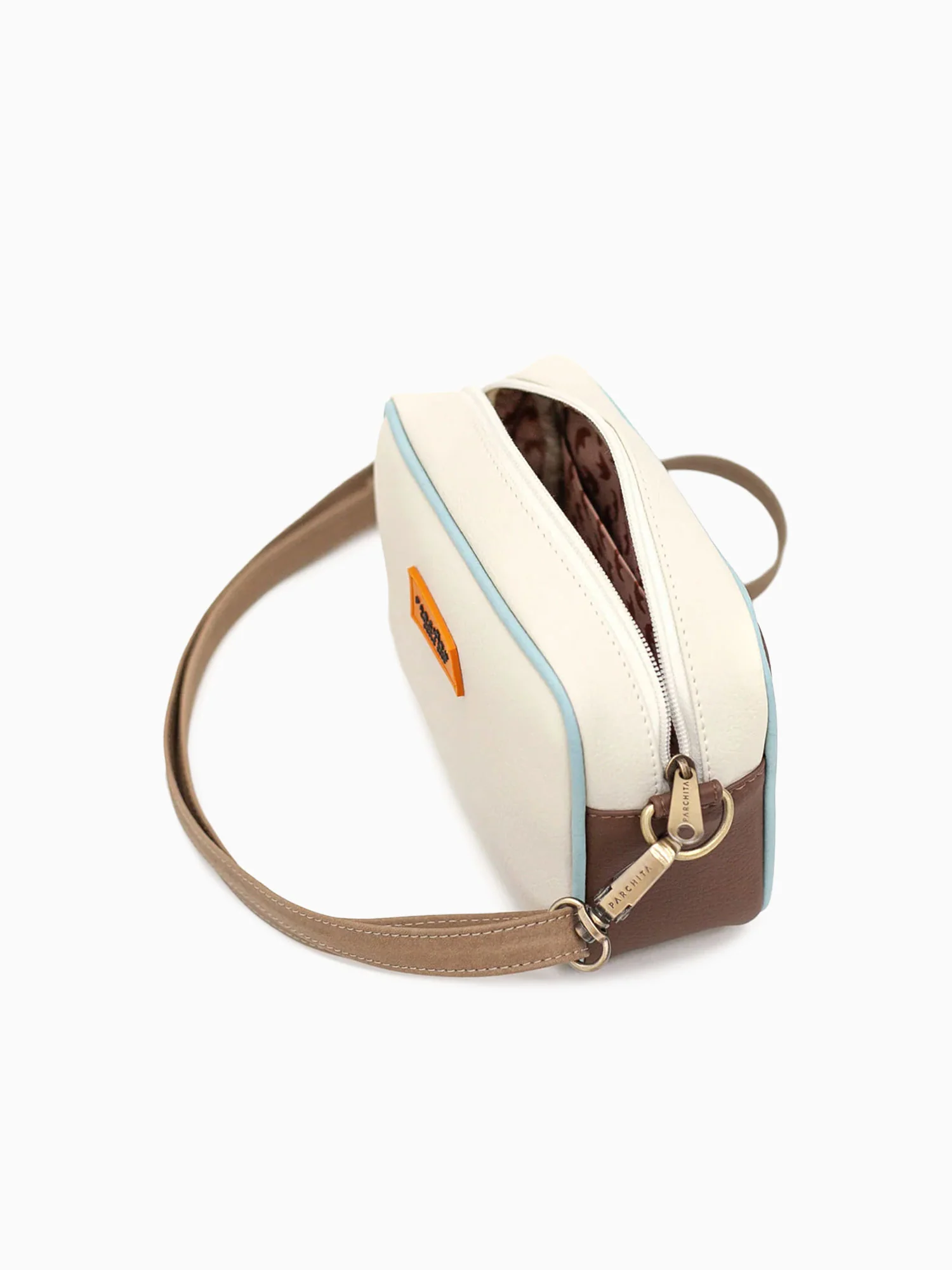 Bandolera Mika Beige X Marron - Image 5