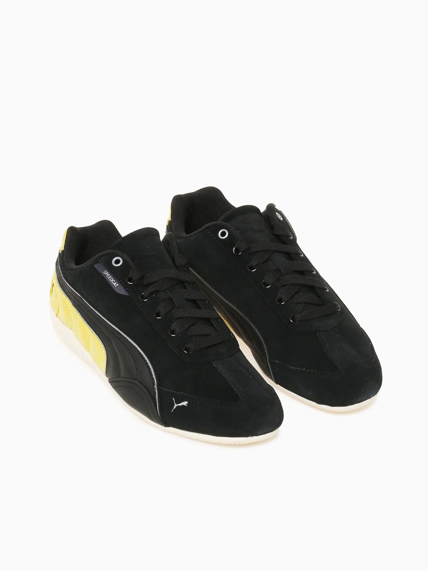 Ferrari Speedcat Blk Yellow suede - Image 5