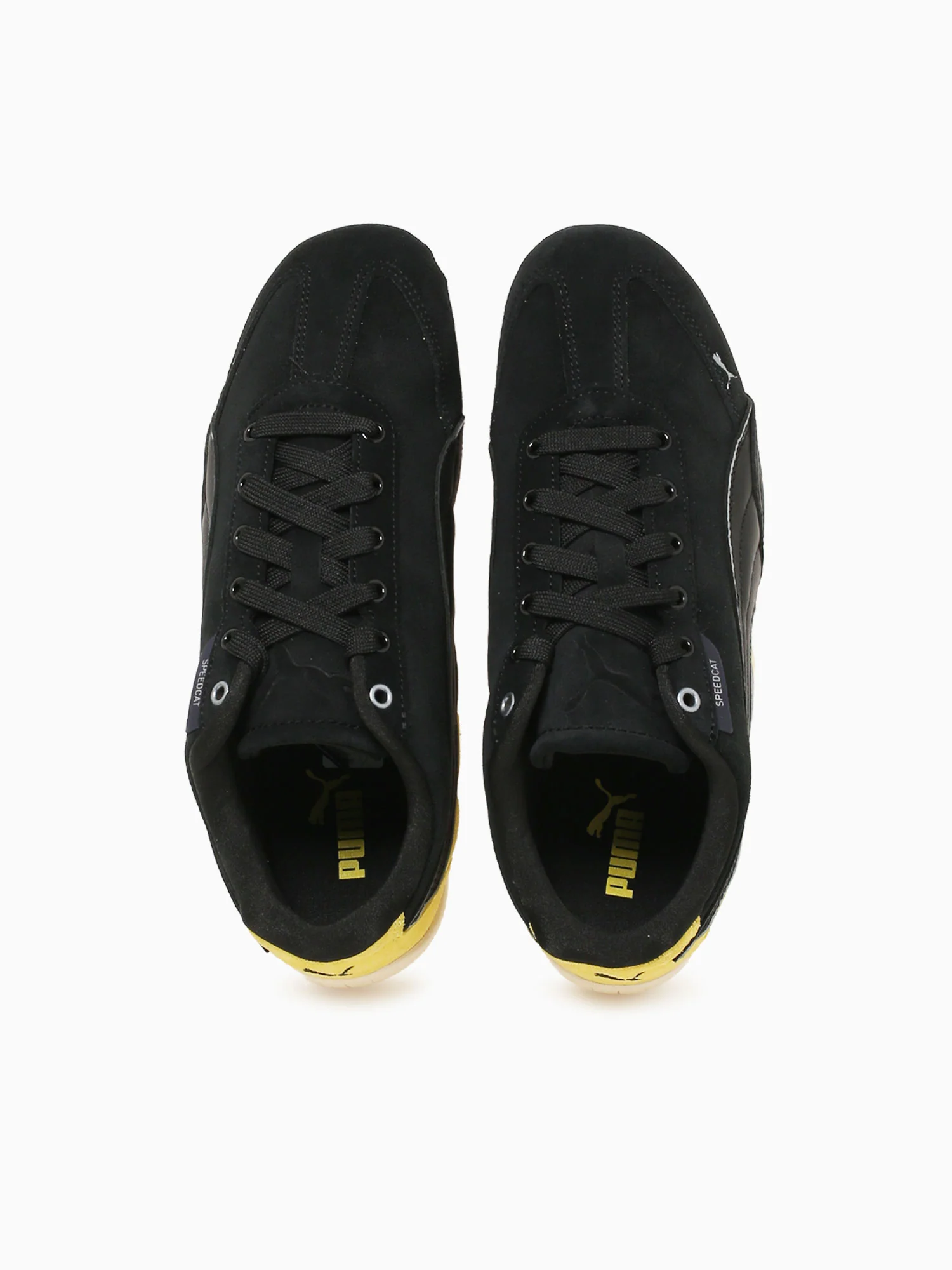Ferrari Speedcat Blk Yellow suede - Image 7