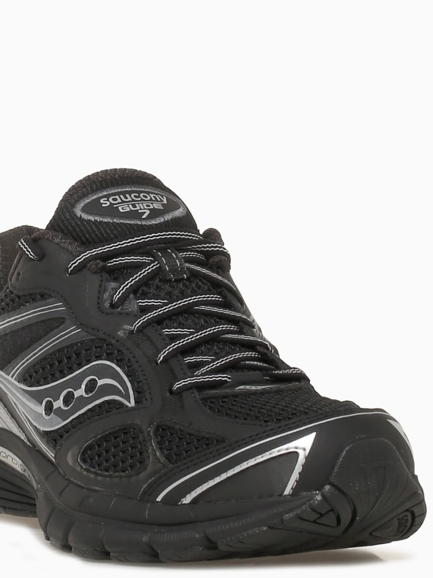 Progrid Guide7 Black Silver leather Mesh - Image 8