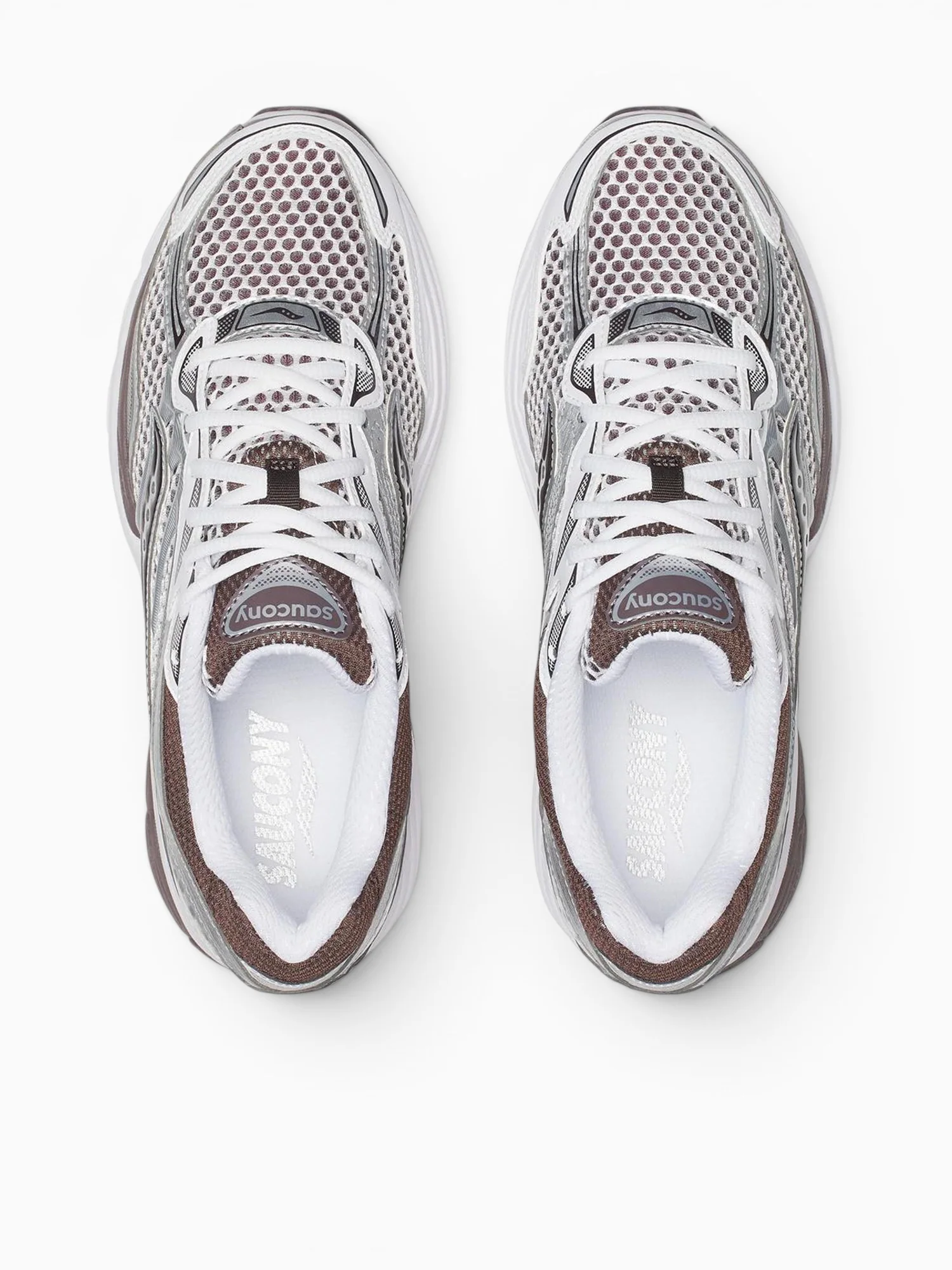 Progrid Omni 9 White Brown leather Mesh - Image 5
