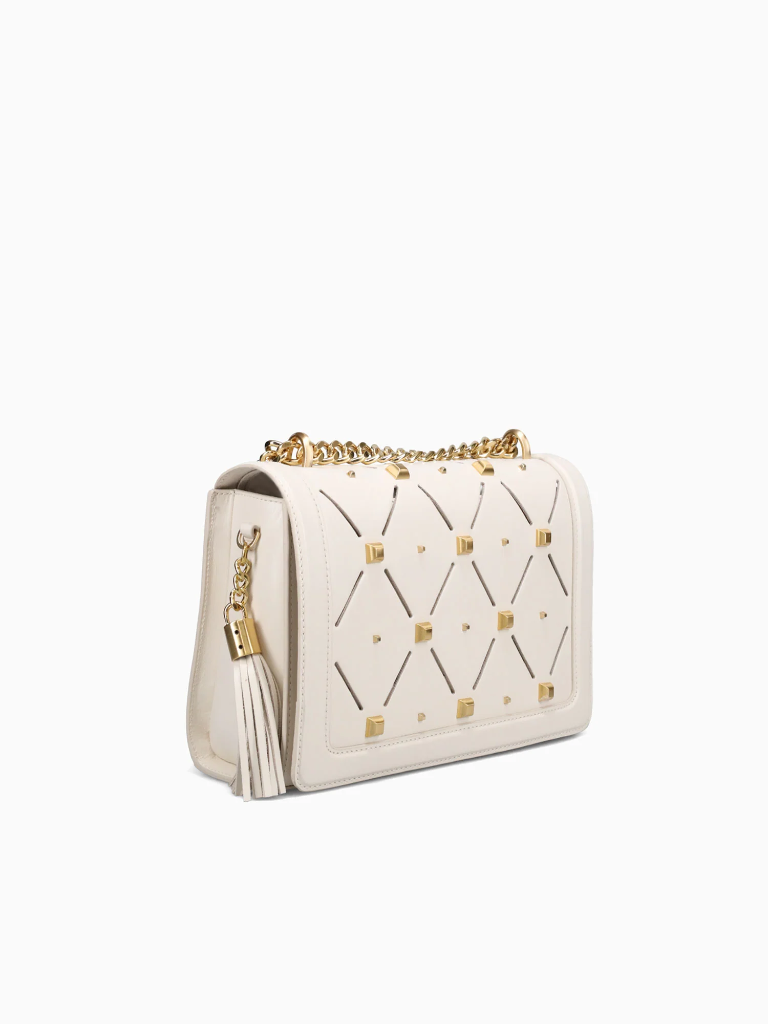 Roma Shine Shoulder Bag White - Image 2