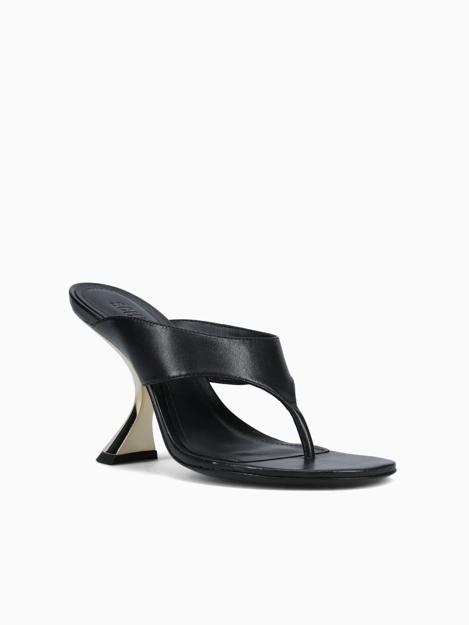Sugey Black Bright Casein Leather - Image 2