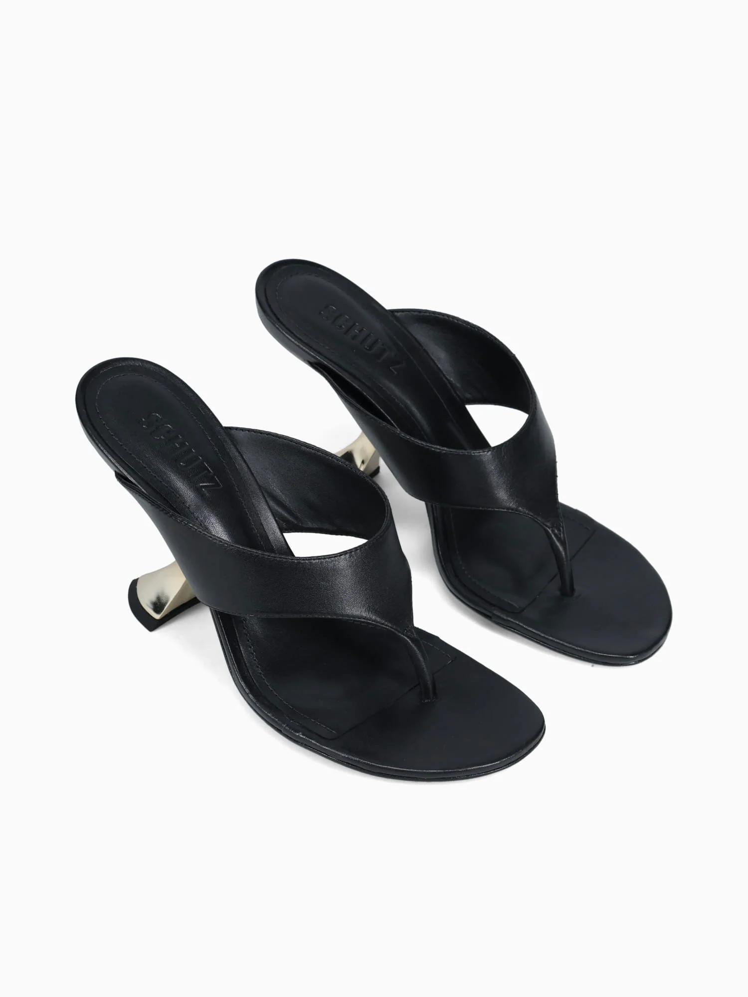 Sugey Black Bright Casein Leather - Image 3