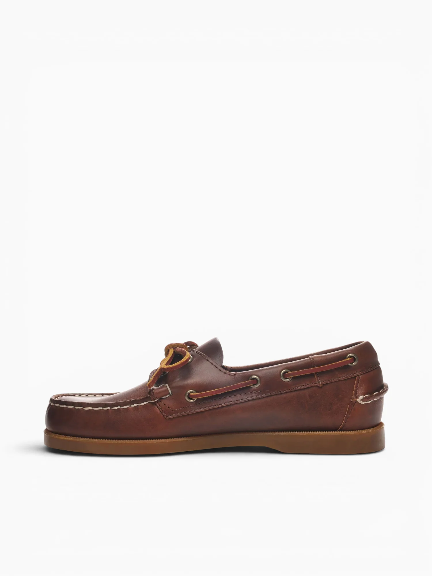 Docksides Portland Brown Honey waxed lea - Image 2