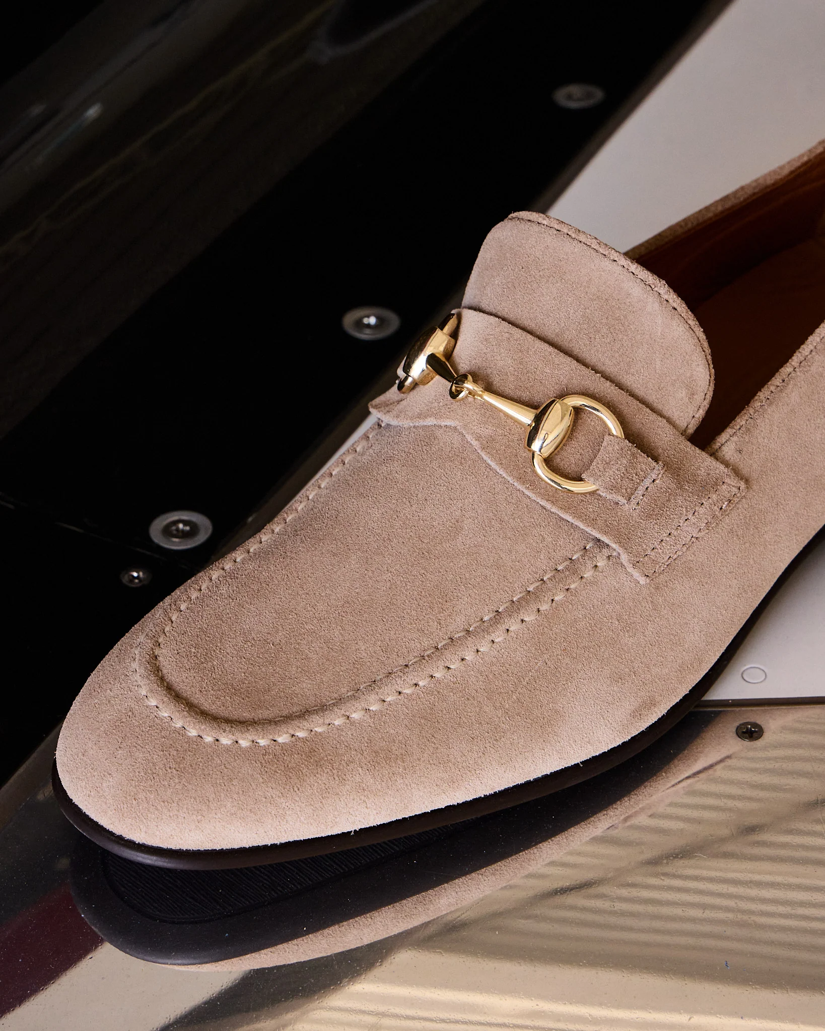 Ahmet Beige Suede - Image 3